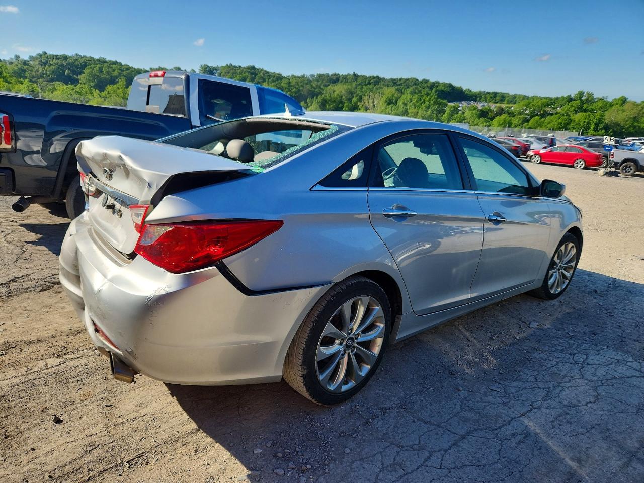 2011 Hyundai Sonata Se Silver vin: 5NPEC4AC3BH277499