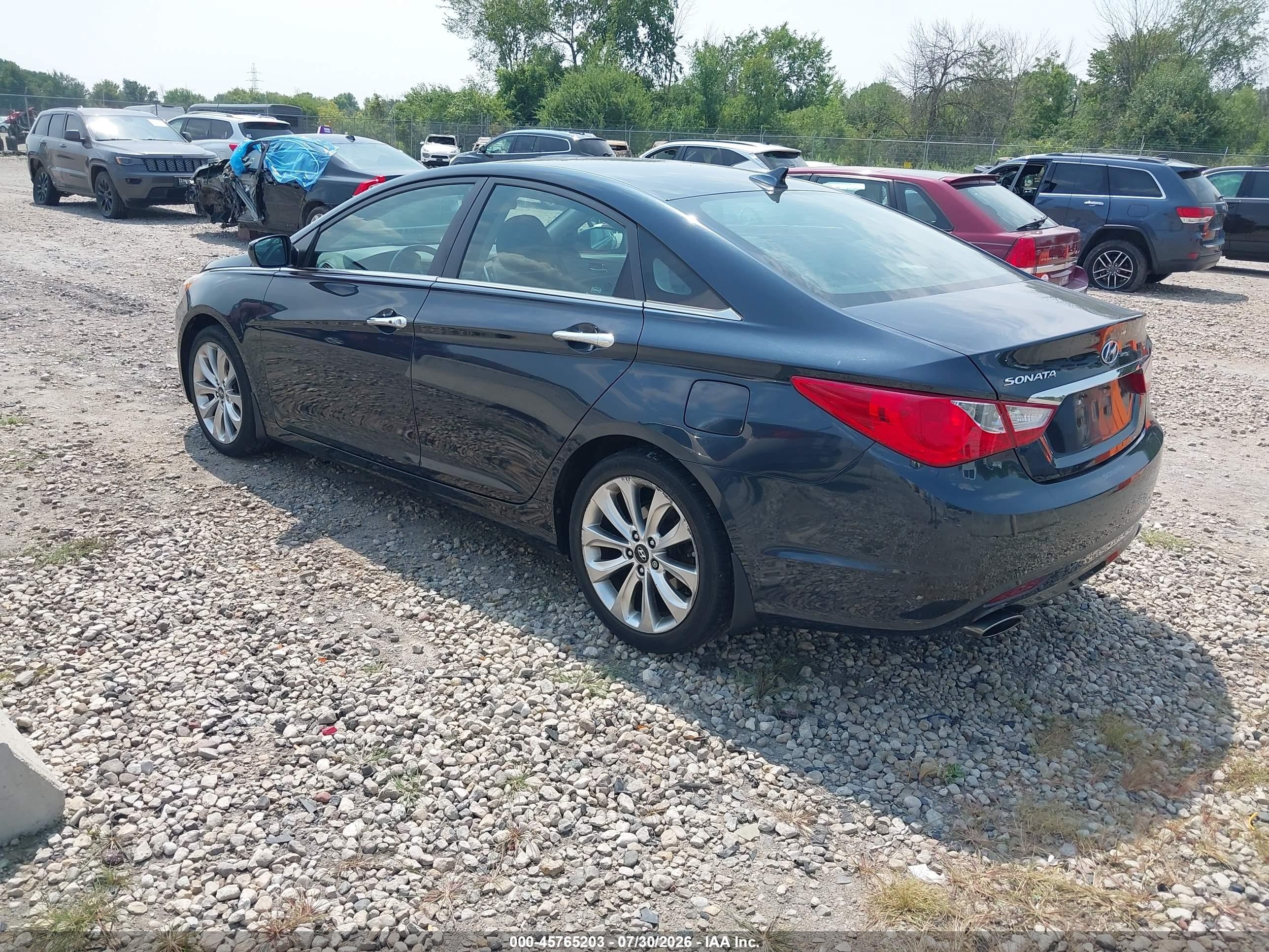 2011 Hyundai Sonata Se Black vin: 5NPEC4AC3BH292701