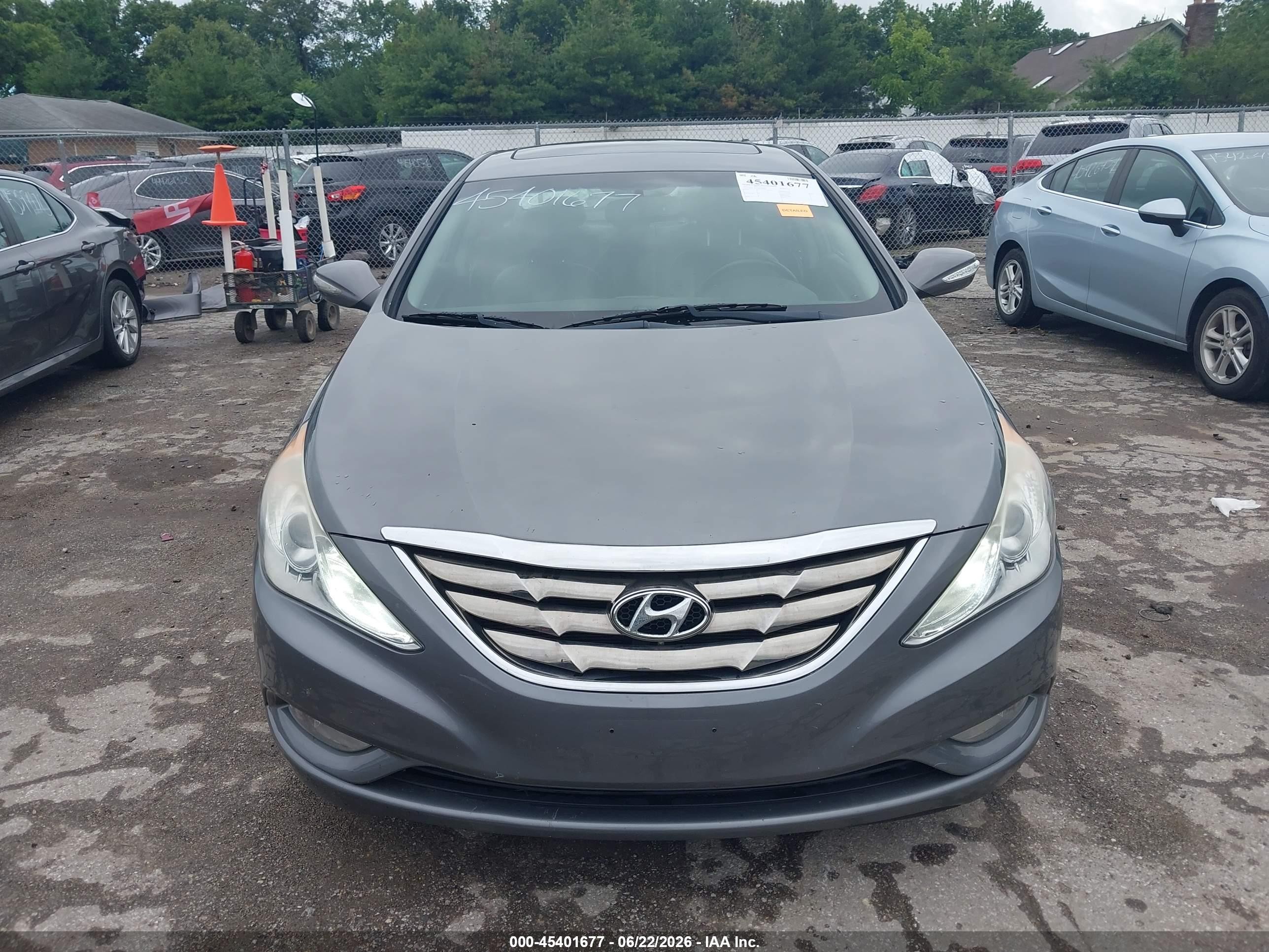 2011 Hyundai Sonata Limited Серый vin: 5NPEC4AC3BH302854