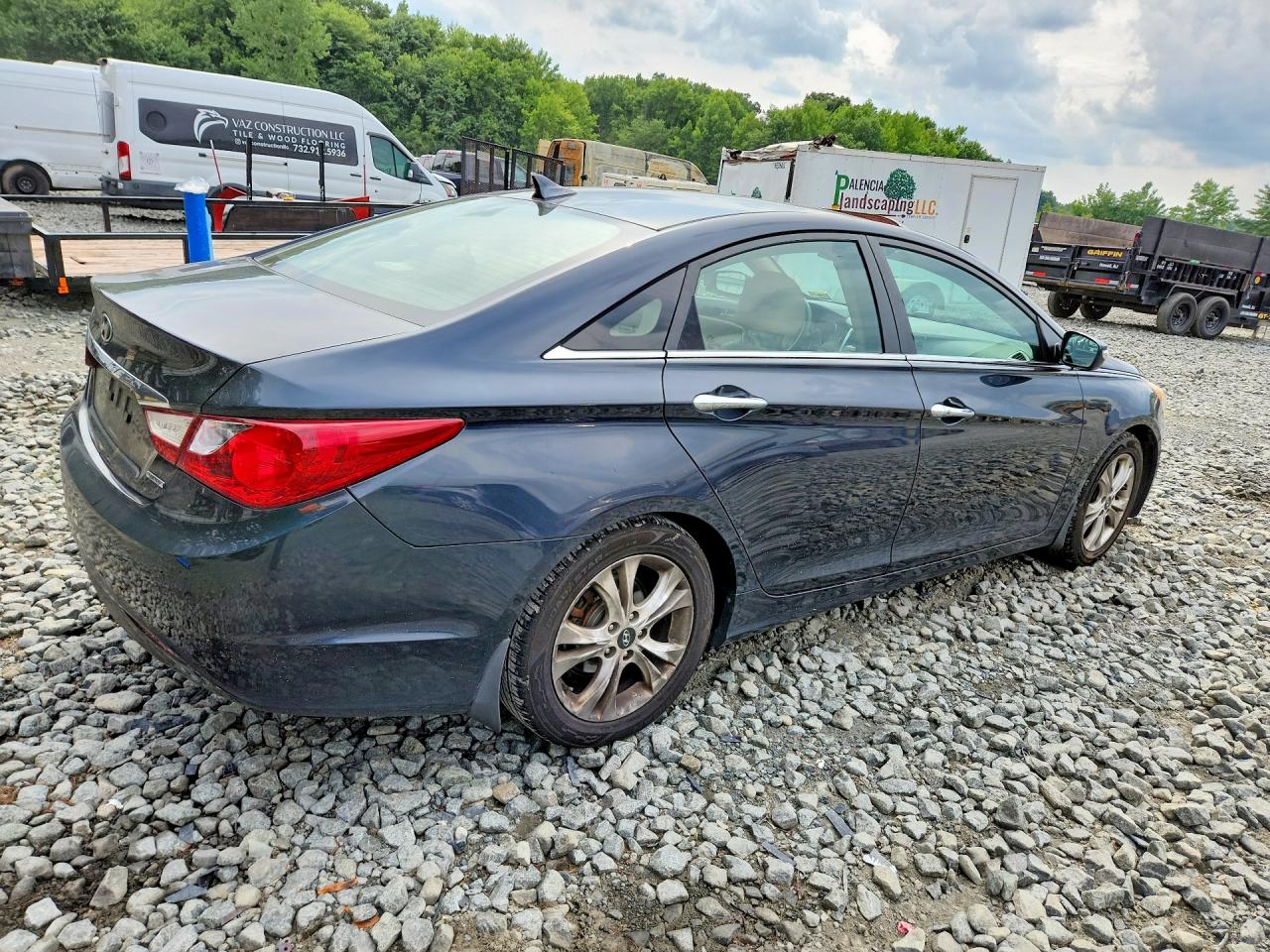 2011 Hyundai Sonata Blue vin: 5NPEC4AC3BH306337