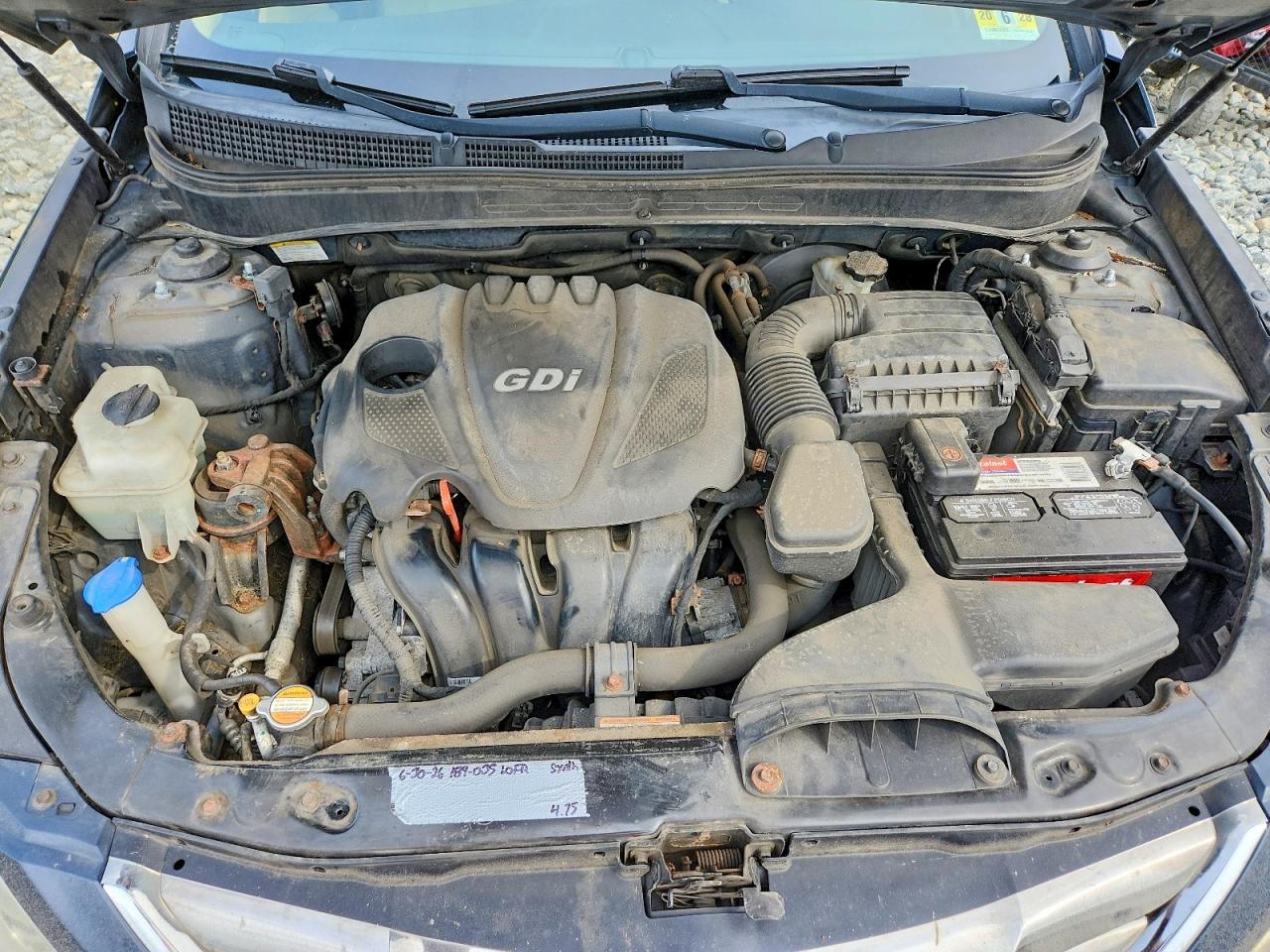 2011 Hyundai Sonata Blue vin: 5NPEC4AC3BH306337