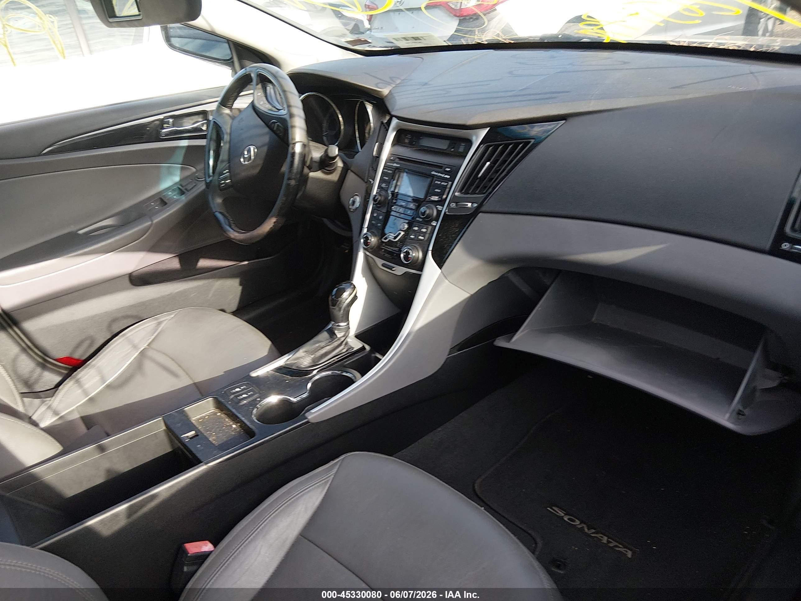 2012 Hyundai Sonata Limited Black vin: 5NPEC4AC3CH313595