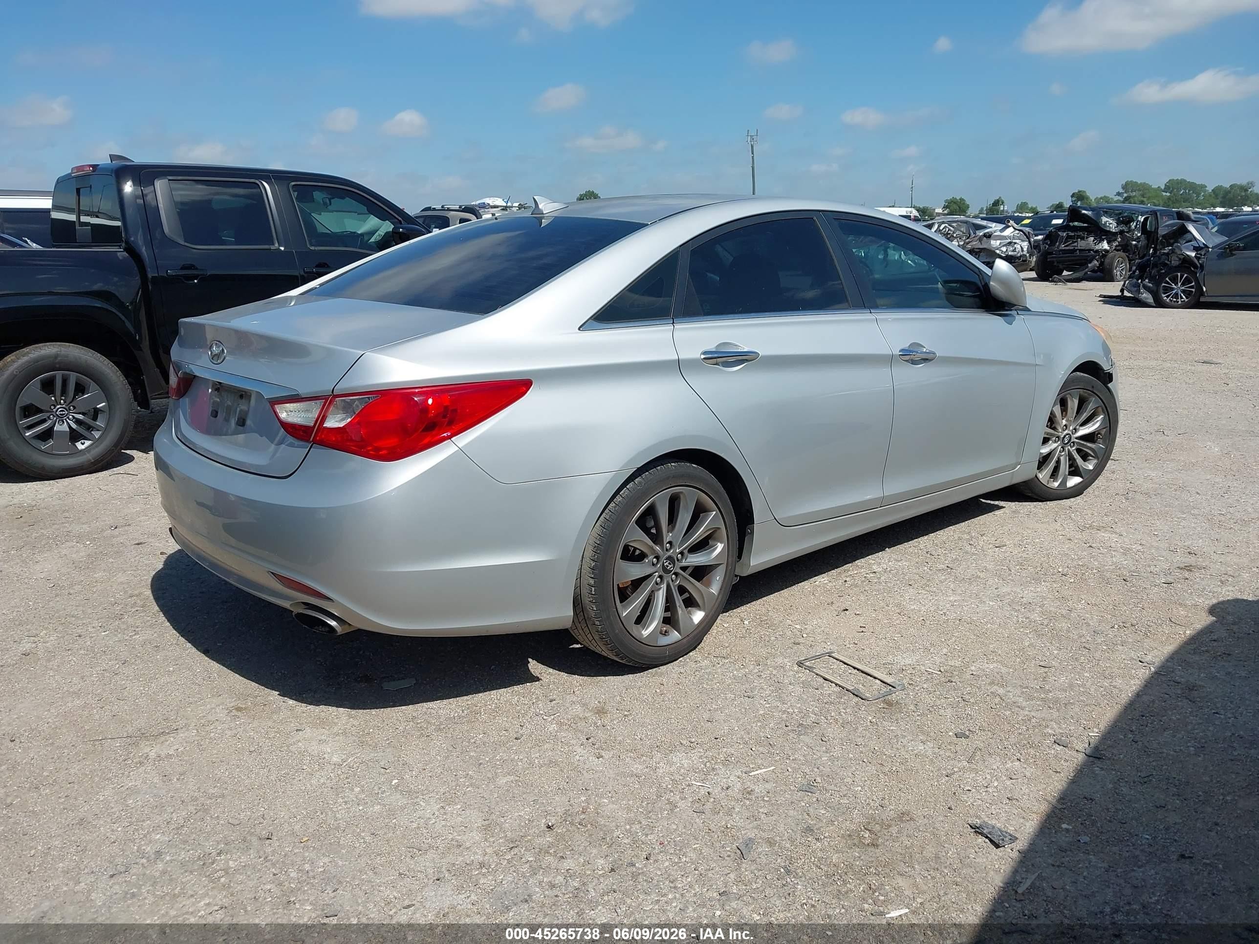 2012 Hyundai Sonata Se Silver vin: 5NPEC4AC3CH326069