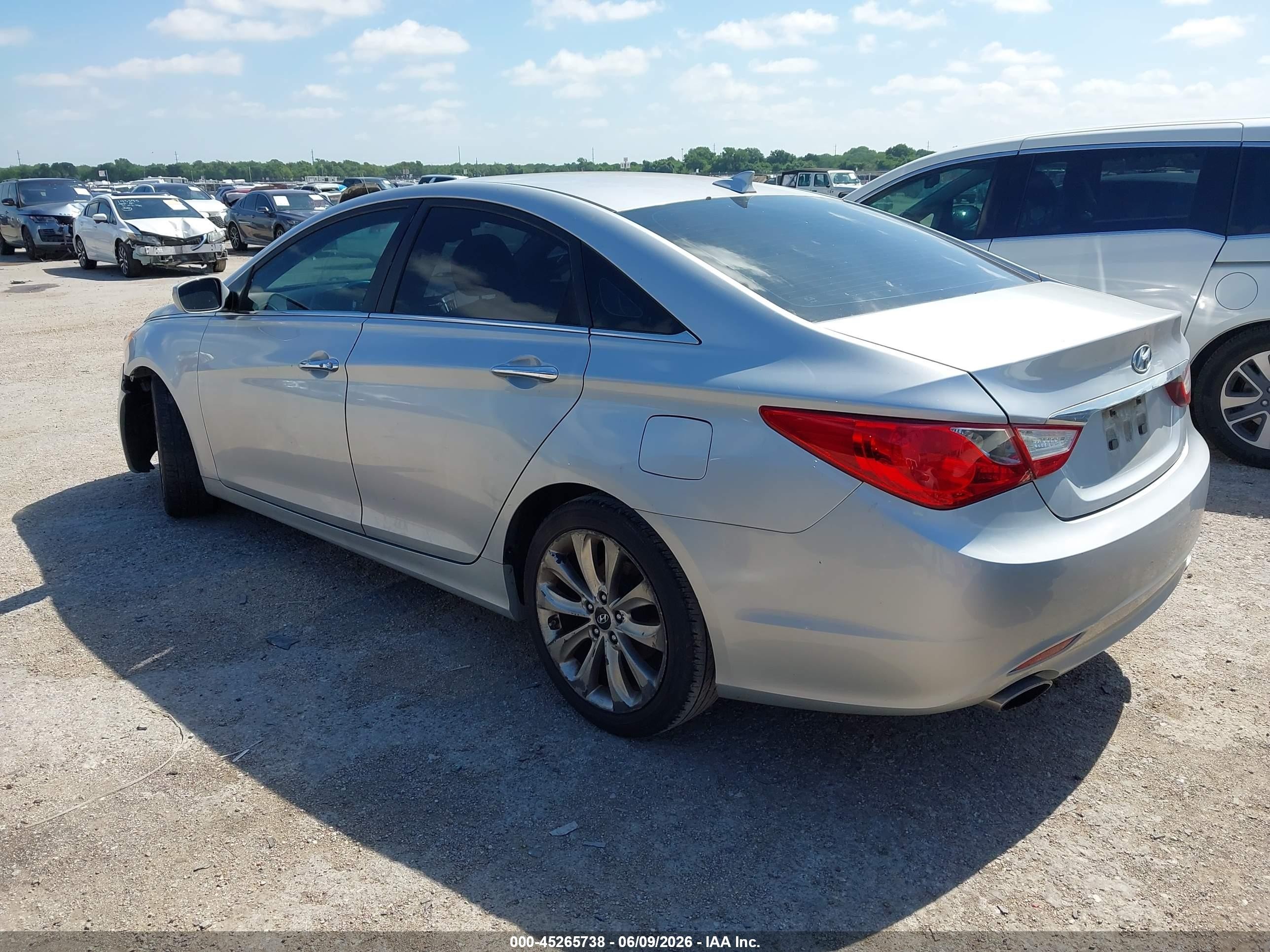 2012 Hyundai Sonata Se Silver vin: 5NPEC4AC3CH326069