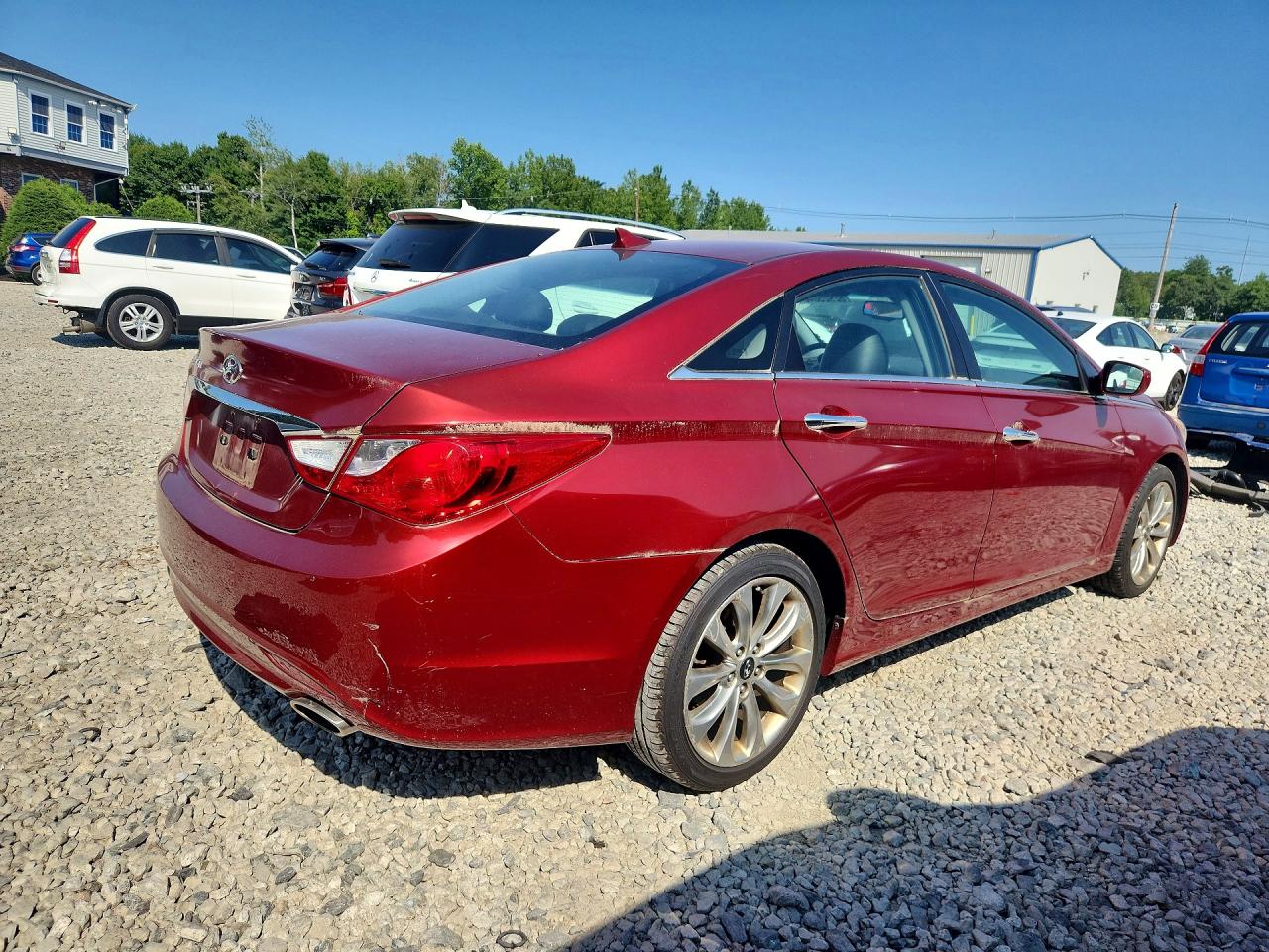 2012 Hyundai Sonata Se Burgundy vin: 5NPEC4AC3CH330106