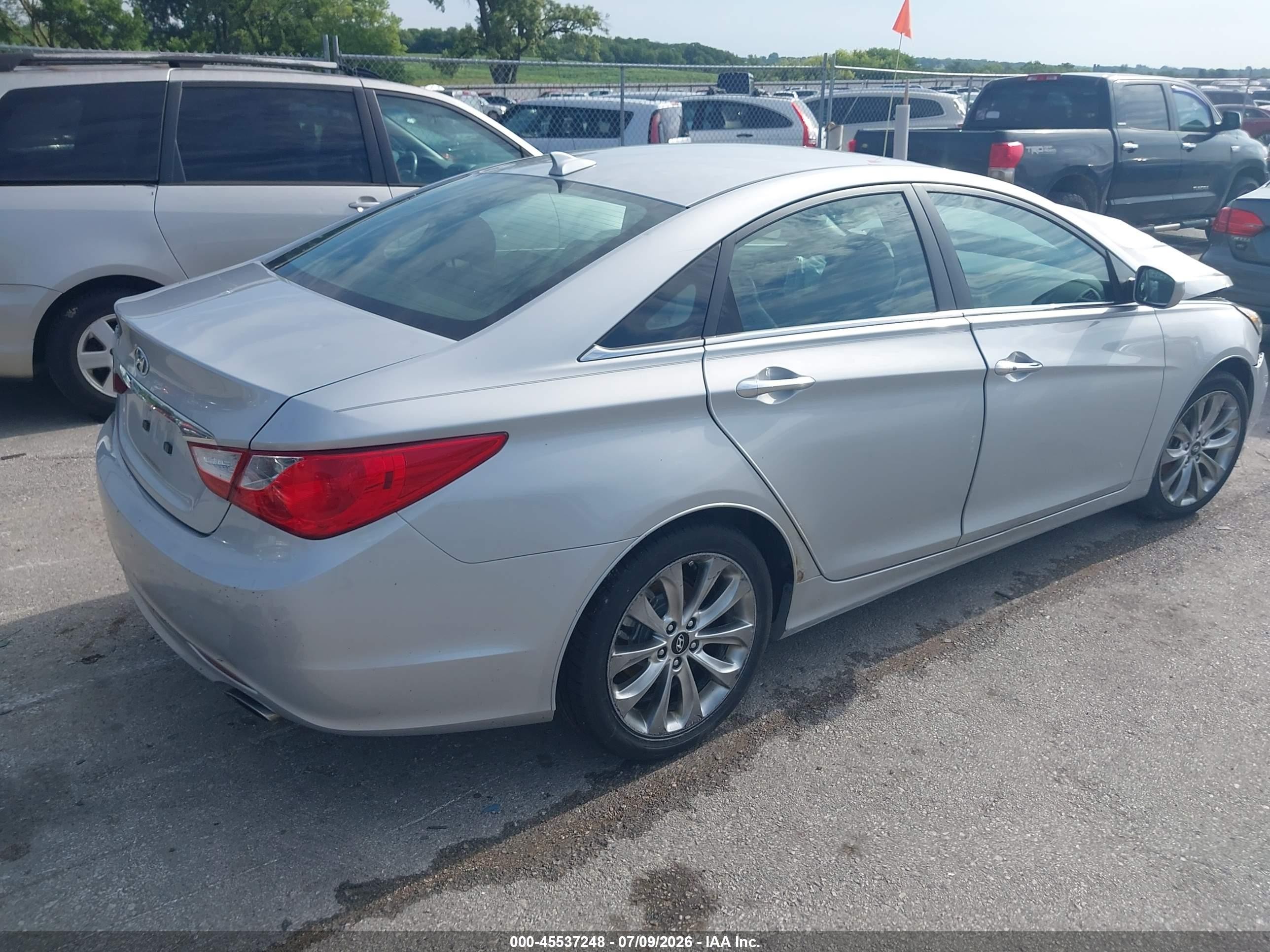 2012 Hyundai Sonata Se Silver vin: 5NPEC4AC3CH332356