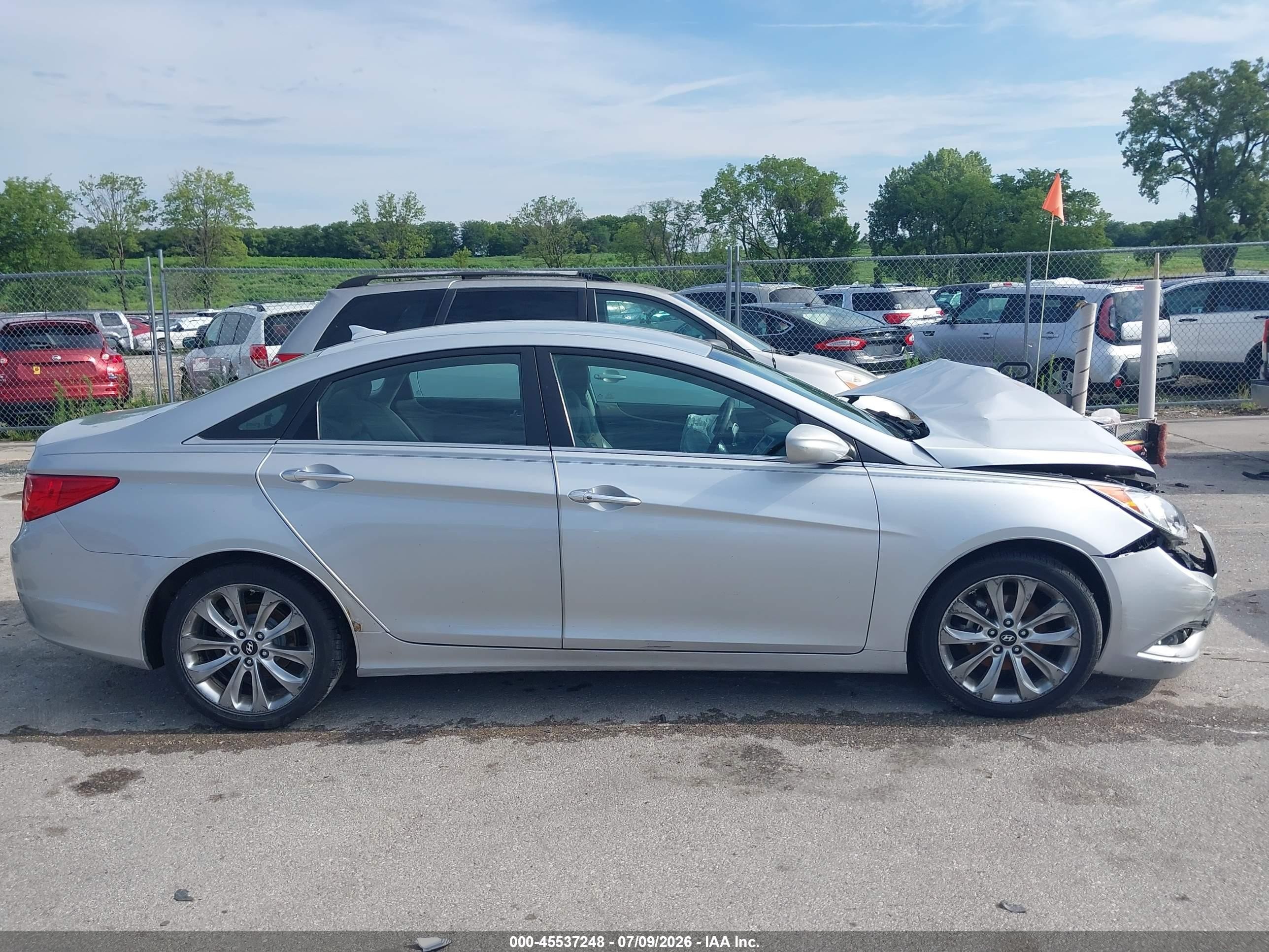 2012 Hyundai Sonata Se Silver vin: 5NPEC4AC3CH332356