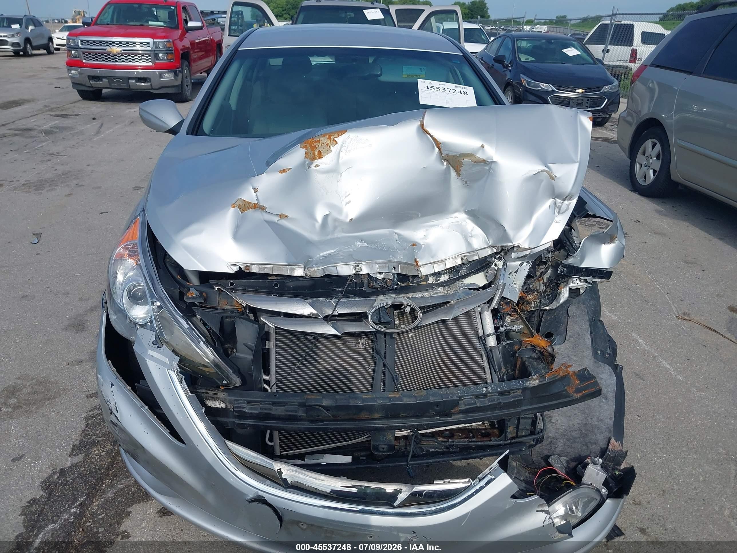 2012 Hyundai Sonata Se Silver vin: 5NPEC4AC3CH332356