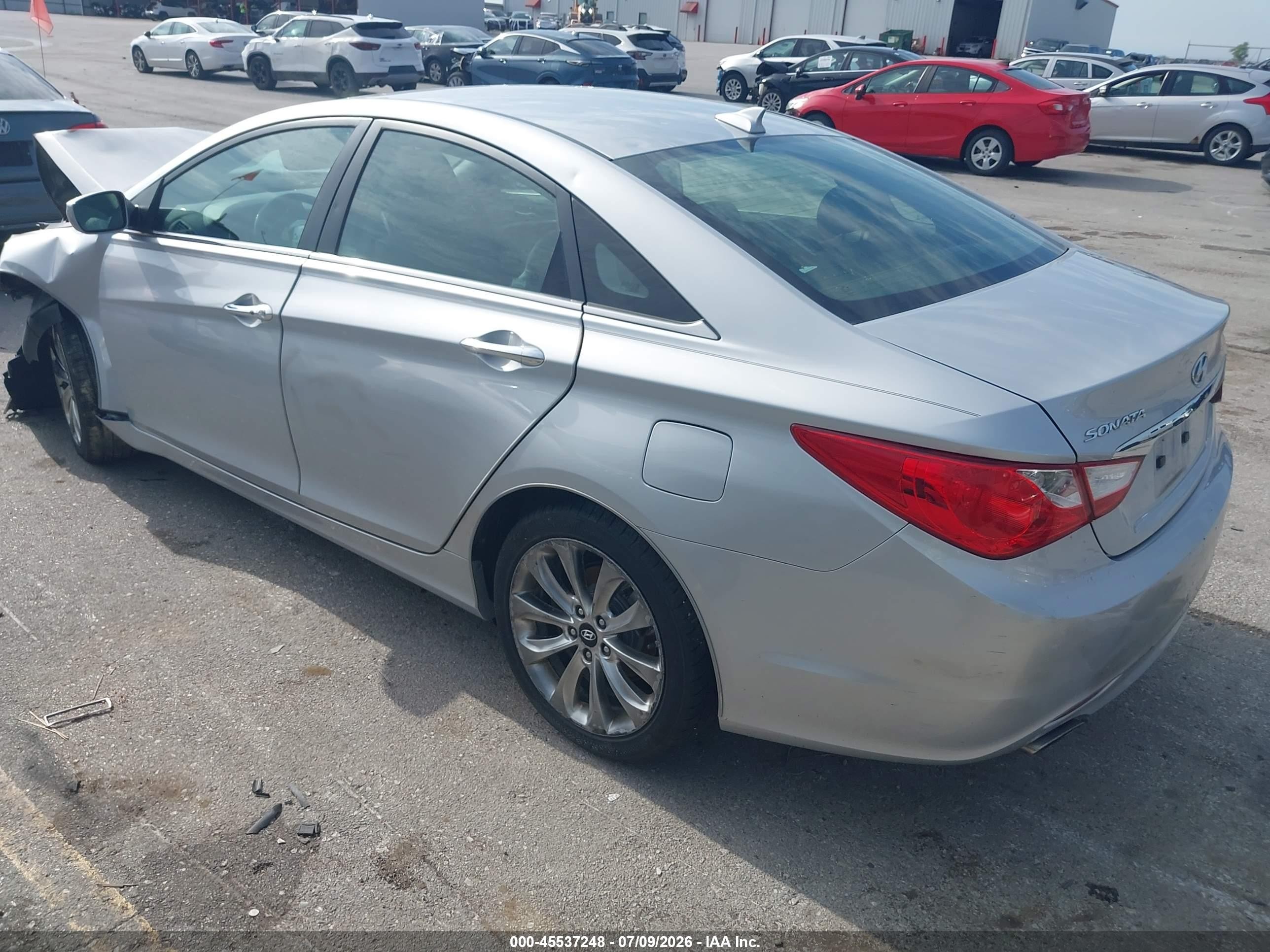 2012 Hyundai Sonata Se Silver vin: 5NPEC4AC3CH332356