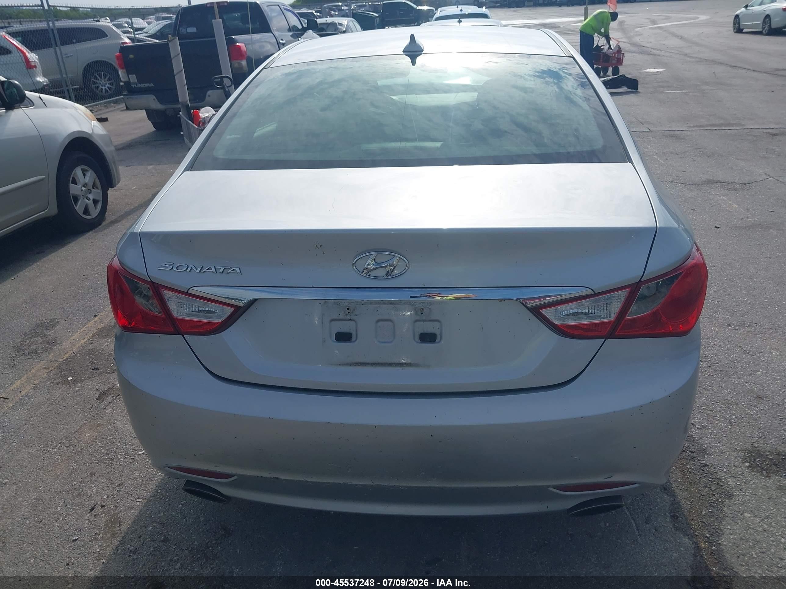 2012 Hyundai Sonata Se Silver vin: 5NPEC4AC3CH332356