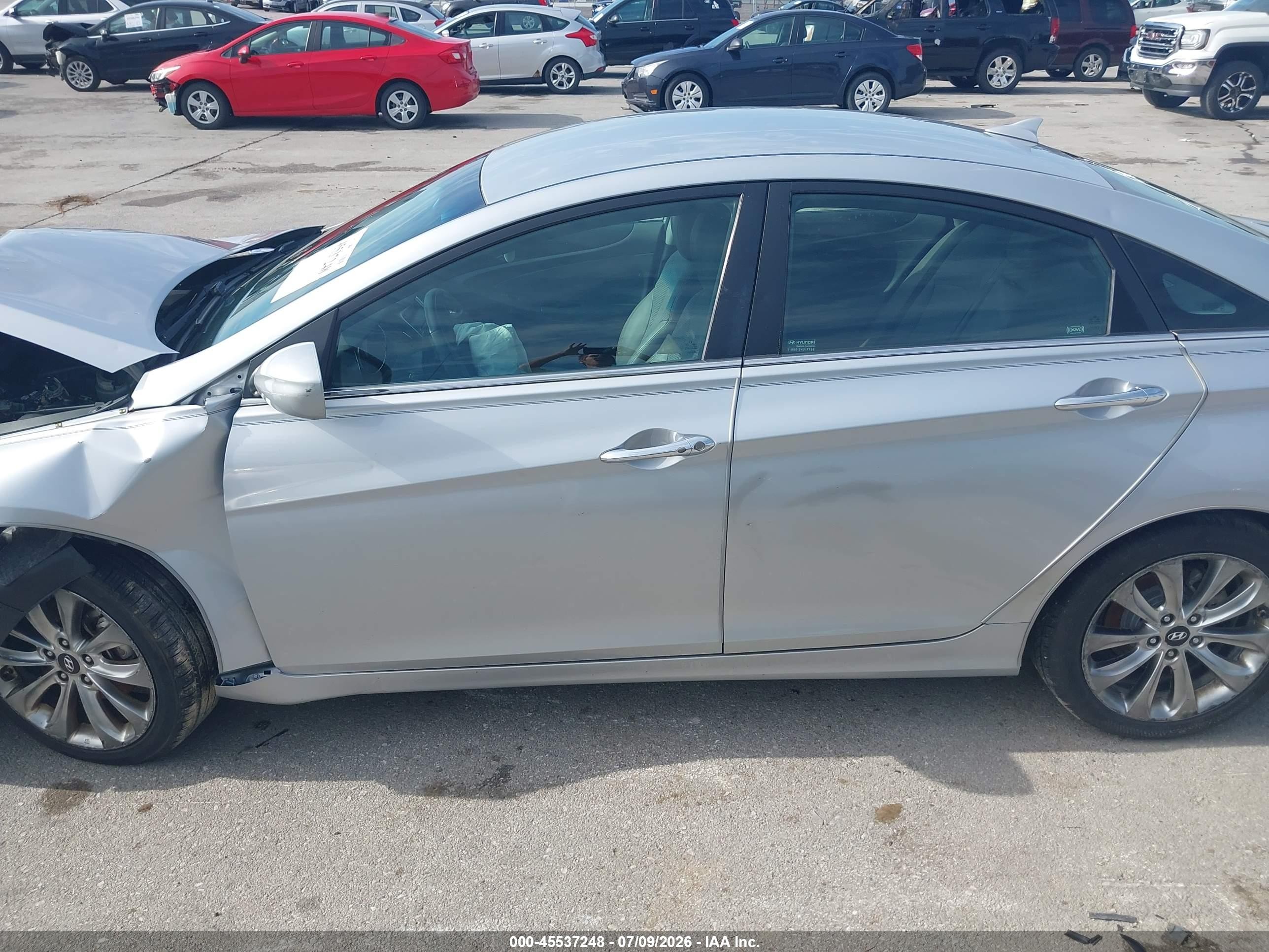 2012 Hyundai Sonata Se Silver vin: 5NPEC4AC3CH332356
