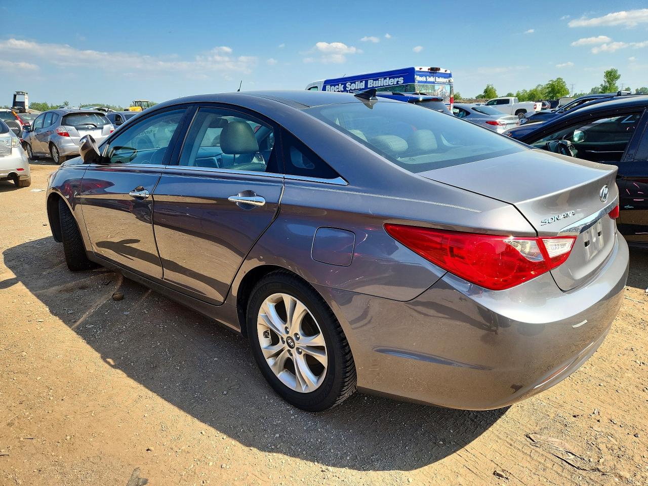 2012 Hyundai Sonata Limited Silver vin: 5NPEC4AC3CH354230