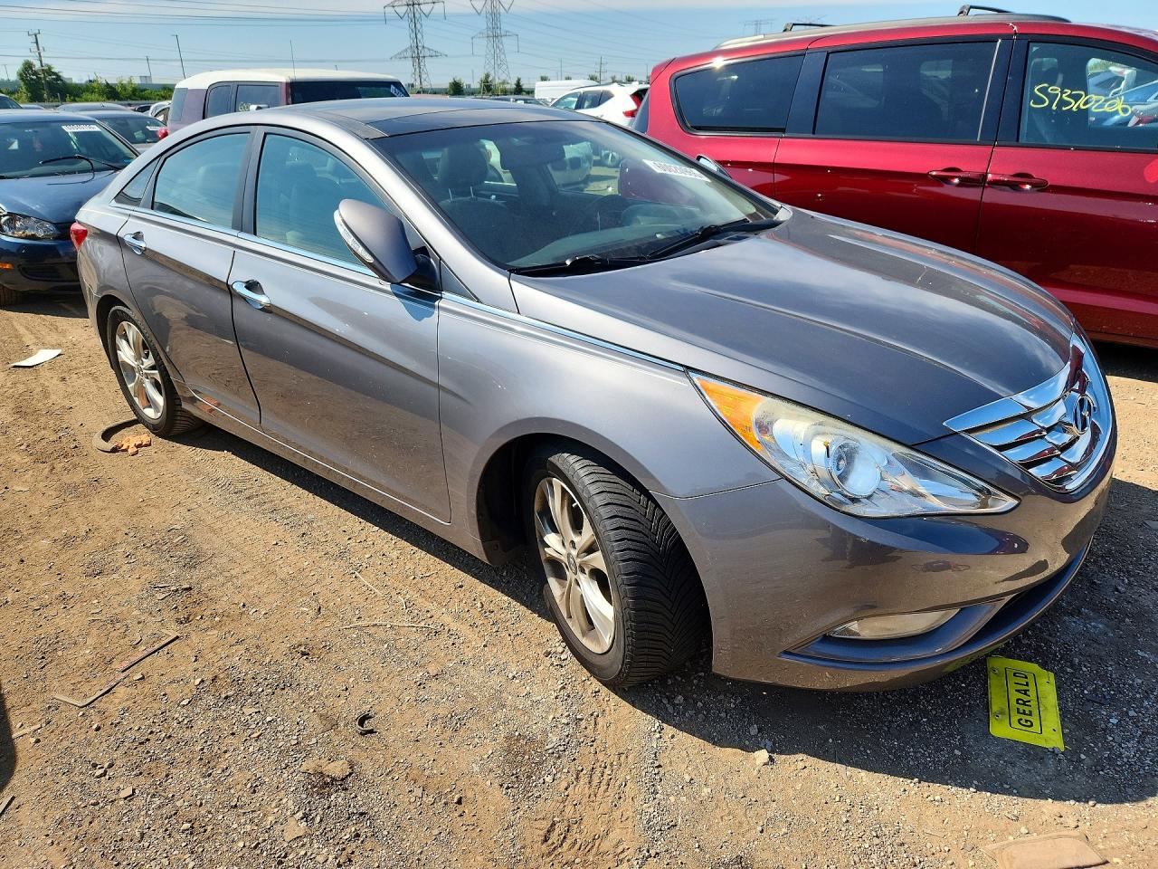 2012 Hyundai Sonata Limited Silver vin: 5NPEC4AC3CH354230