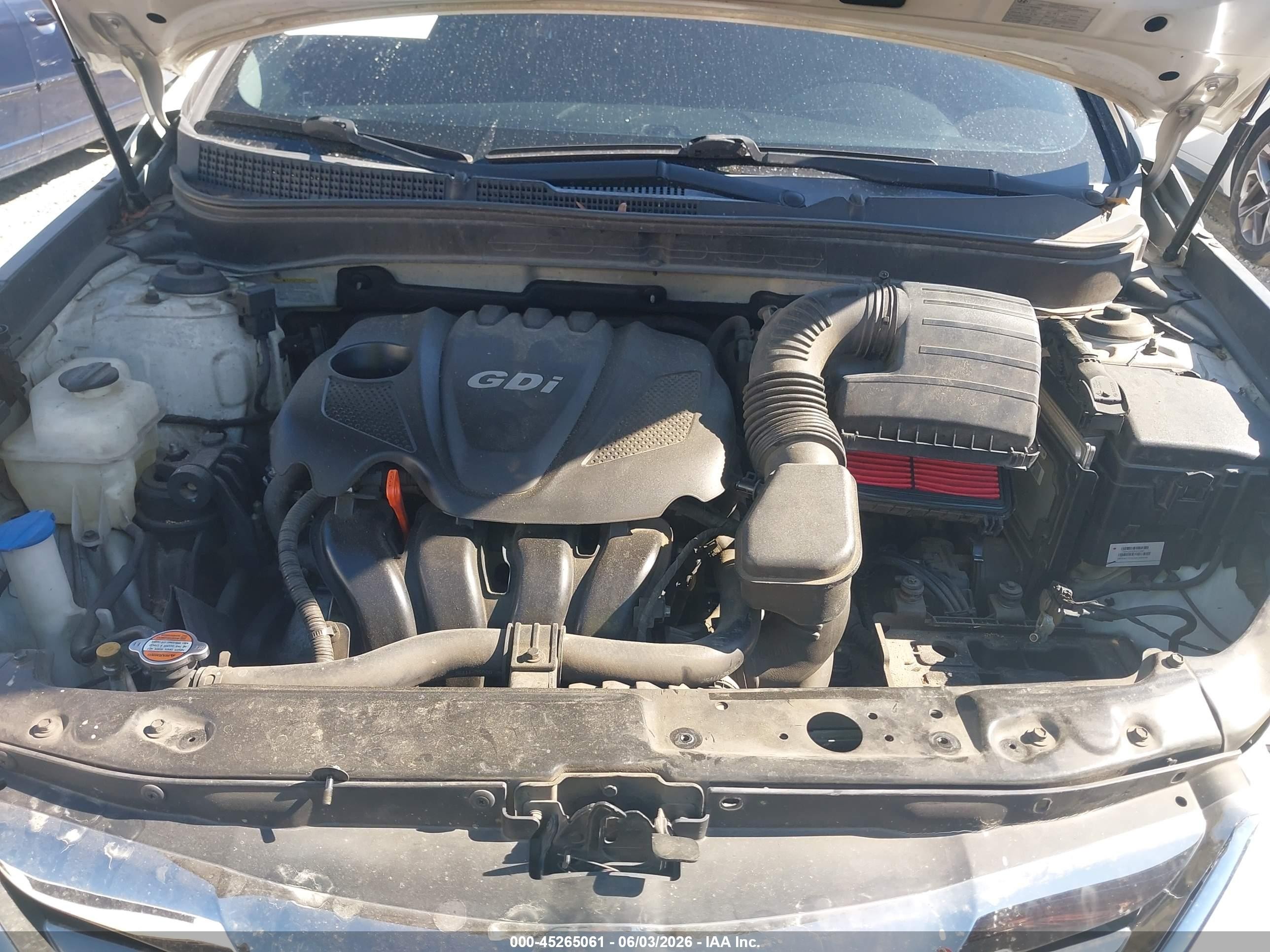 2012 Hyundai Sonata Se White vin: 5NPEC4AC3CH355216