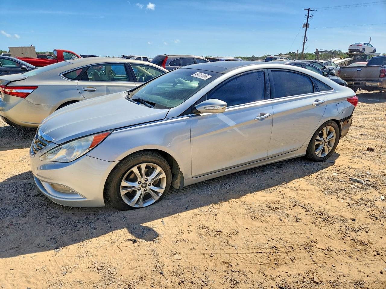 2012 Hyundai Sonata Limited Silver vin: 5NPEC4AC3CH364305