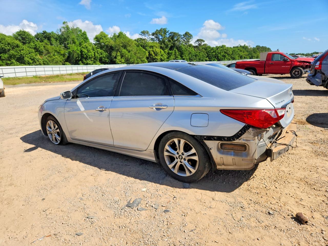 2012 Hyundai Sonata Limited Silver vin: 5NPEC4AC3CH364305