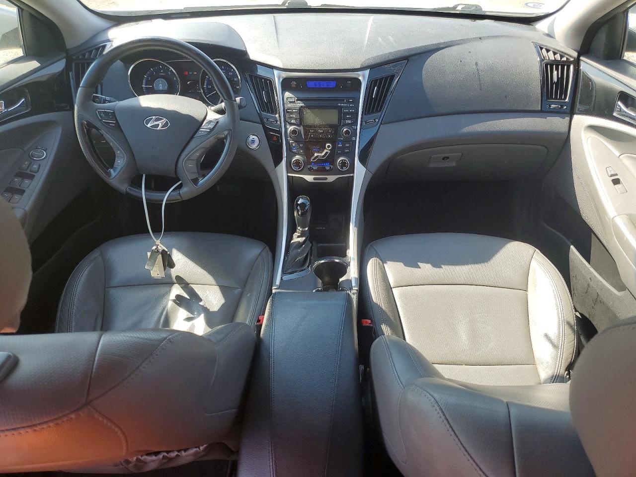 2012 Hyundai Sonata Limited Silver vin: 5NPEC4AC3CH384800