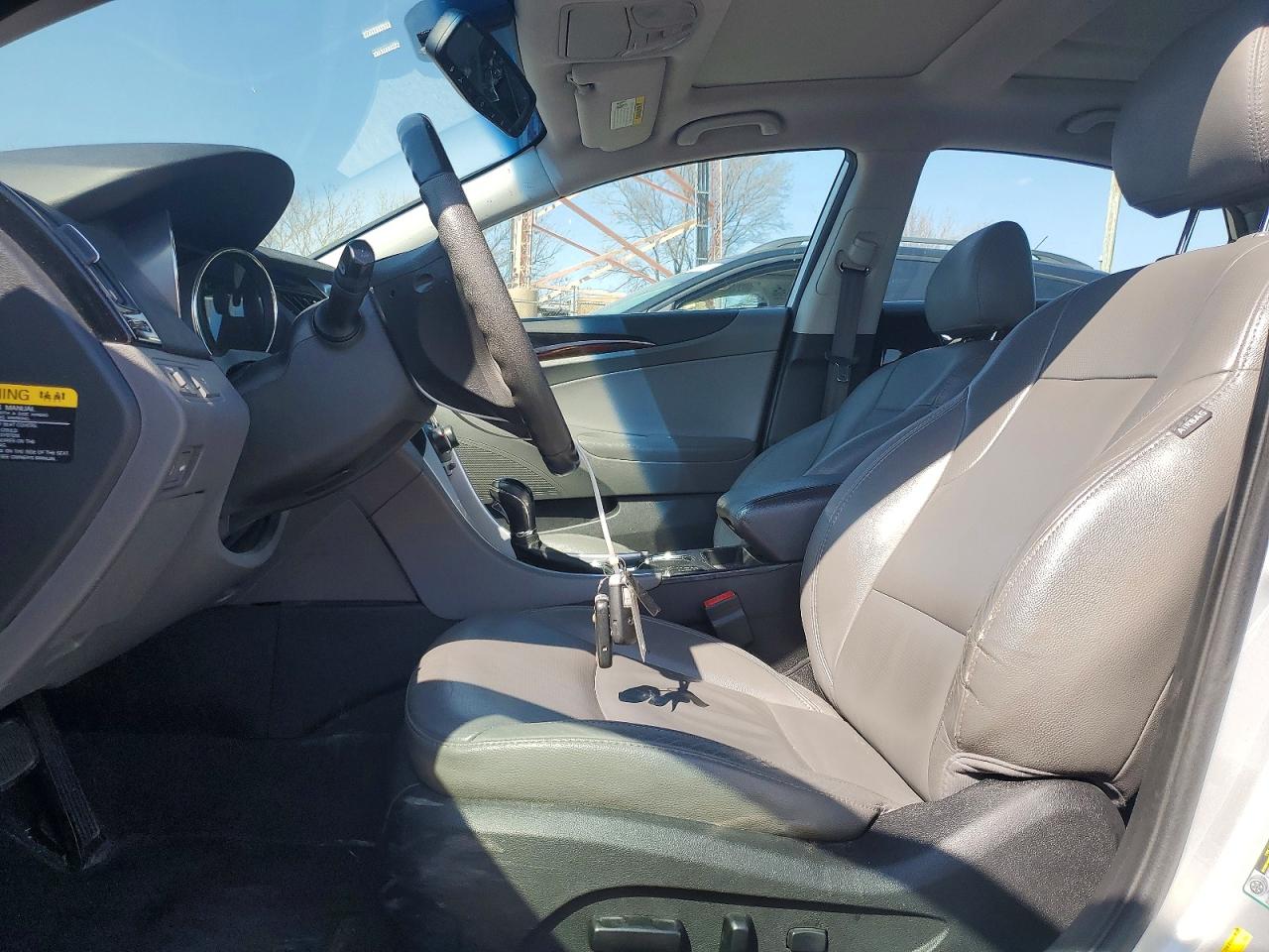 2012 Hyundai Sonata Limited Silver vin: 5NPEC4AC3CH384800