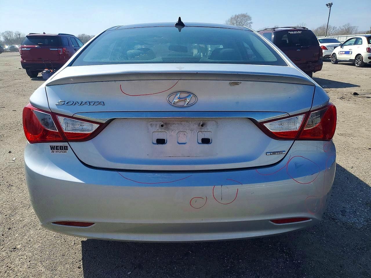 2012 Hyundai Sonata Limited Silver vin: 5NPEC4AC3CH384800