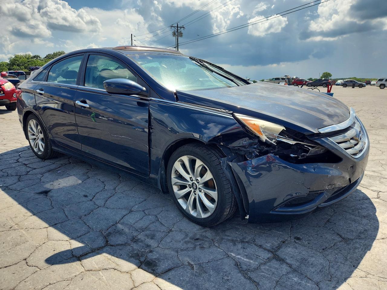 2012 Hyundai Sonata Se Синий vin: 5NPEC4AC3CH385591