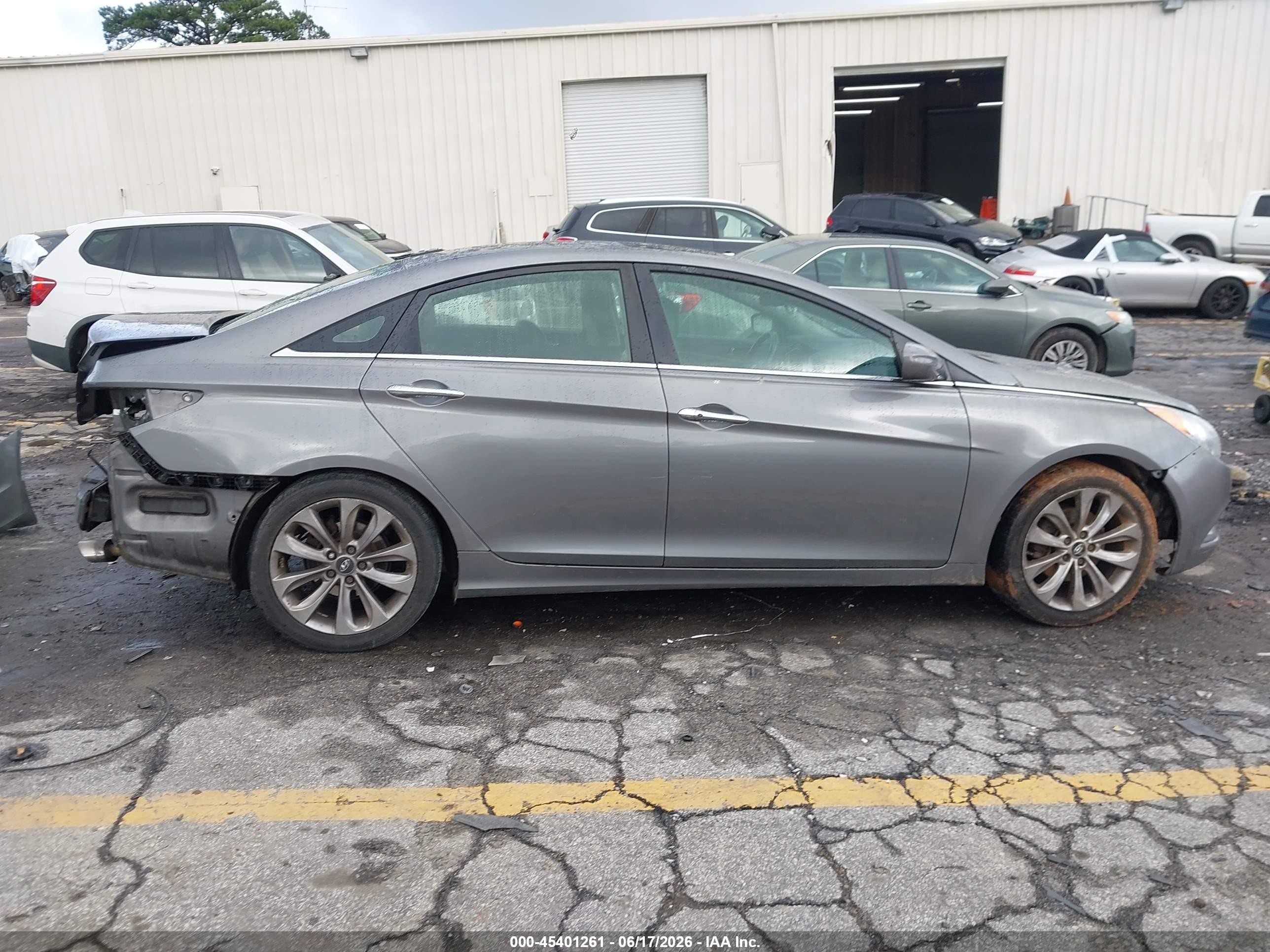 2012 Hyundai Sonata Se Gray vin: 5NPEC4AC3CH390869