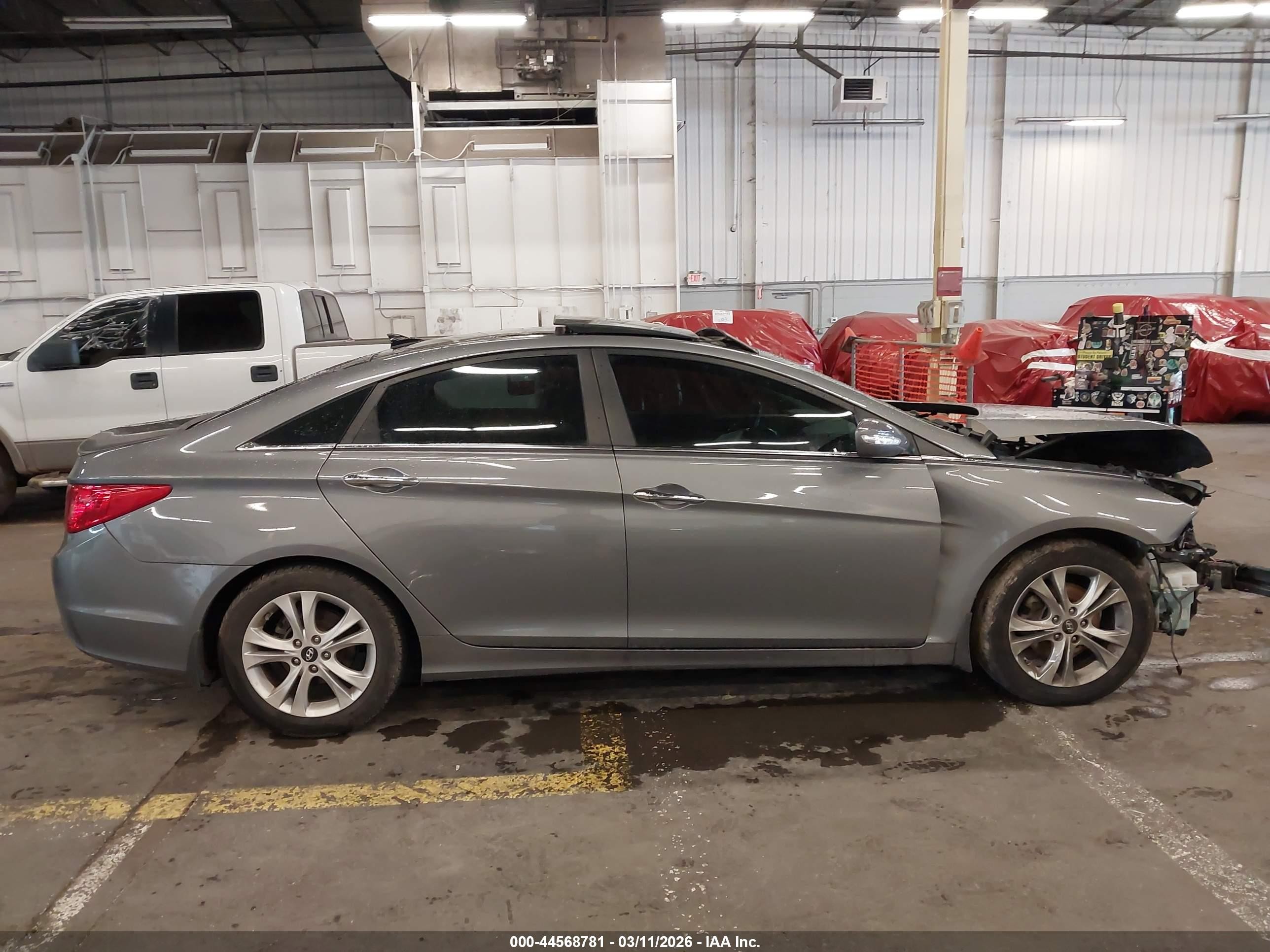 2012 Hyundai Sonata Limited Серый vin: 5NPEC4AC3CH409792