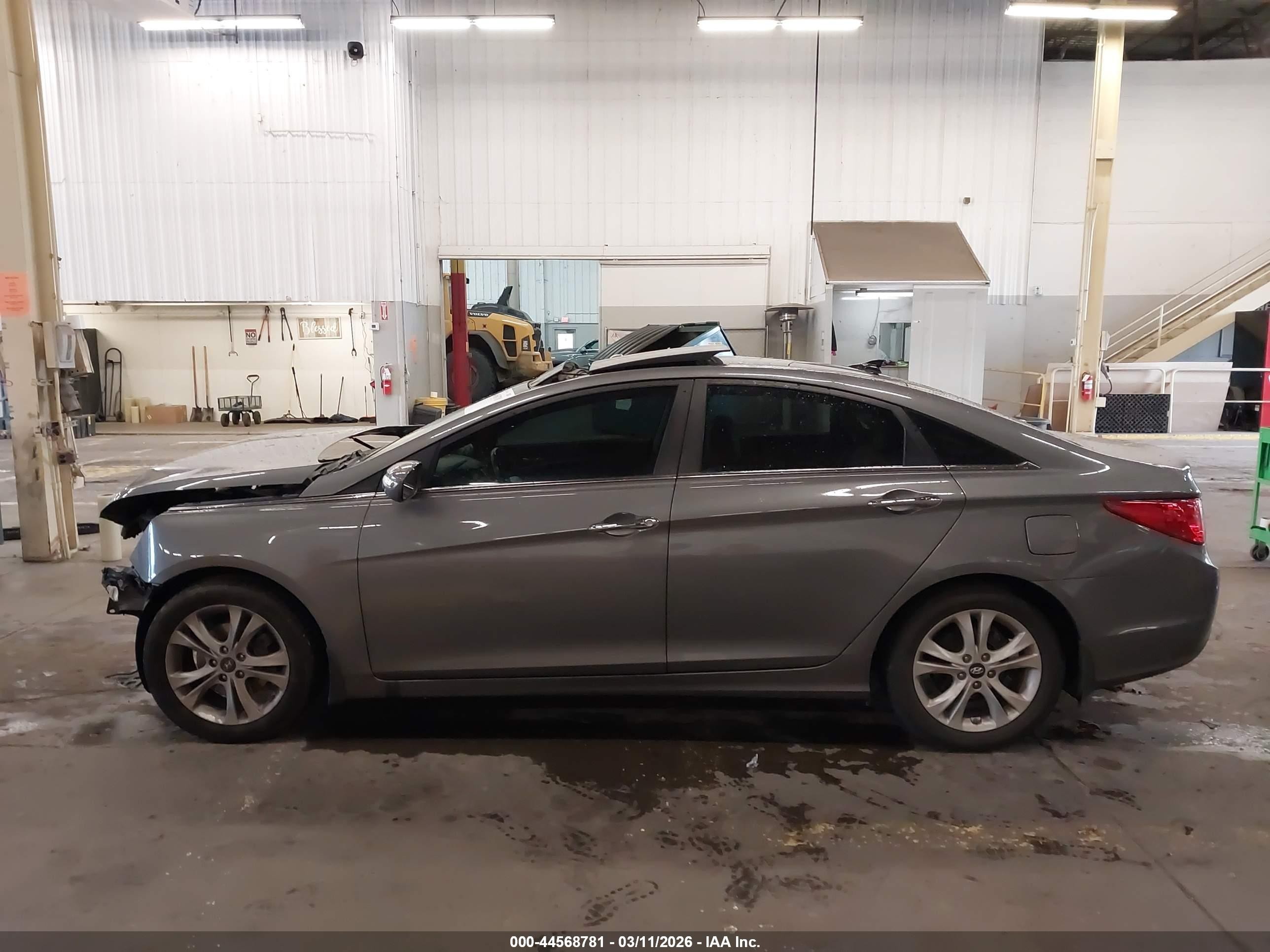 2012 Hyundai Sonata Limited Серый vin: 5NPEC4AC3CH409792