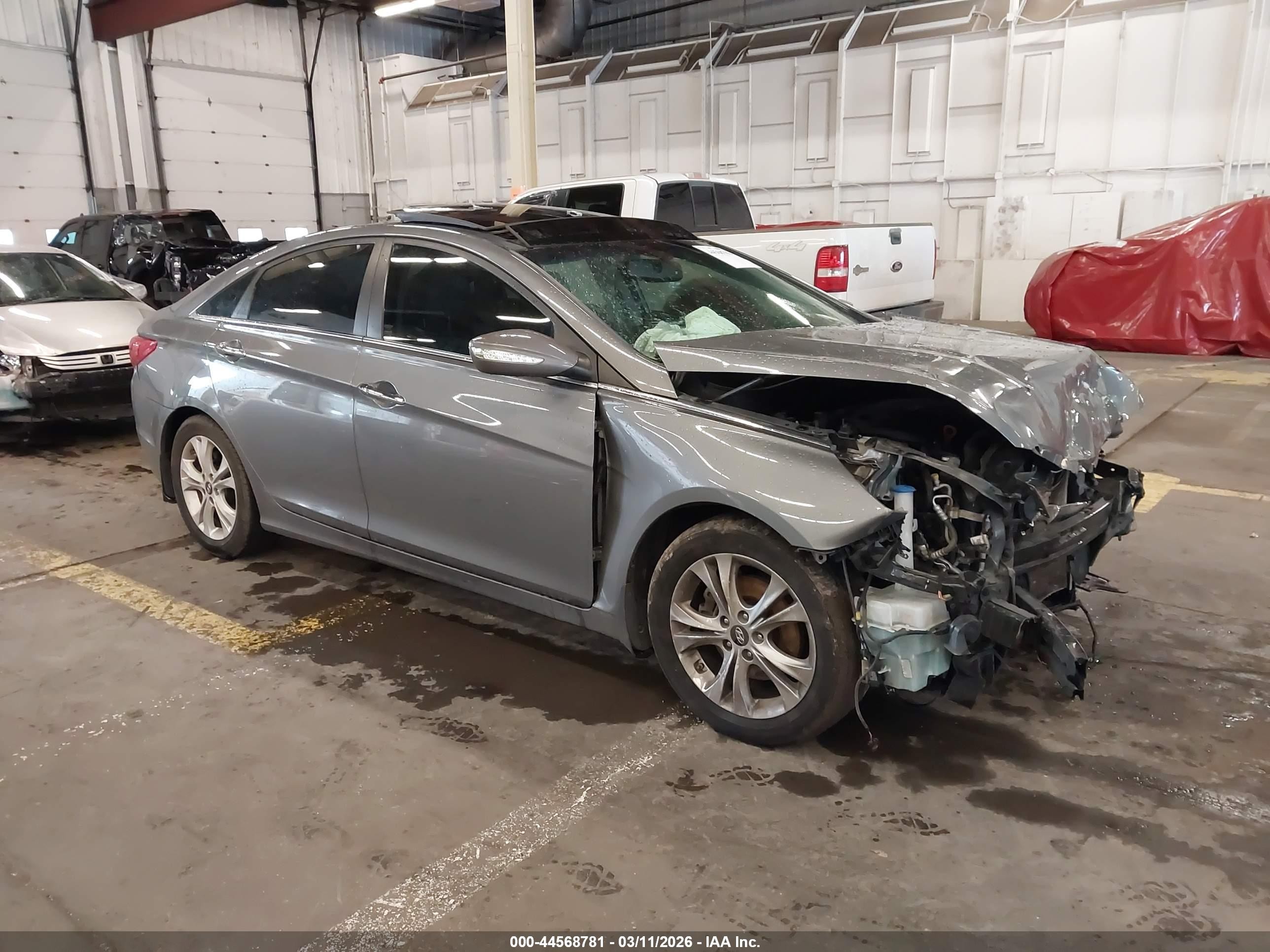 2012 Hyundai Sonata Limited Серый vin: 5NPEC4AC3CH409792