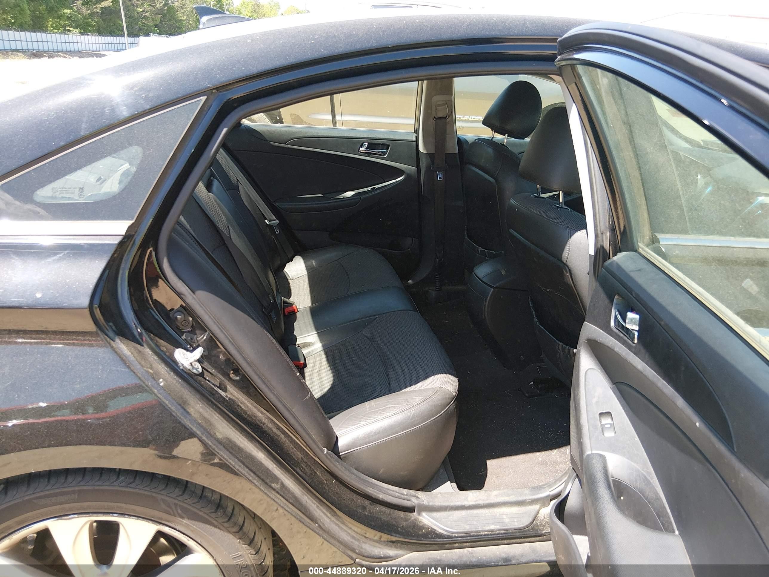 2012 Hyundai Sonata Se Black vin: 5NPEC4AC3CH419805