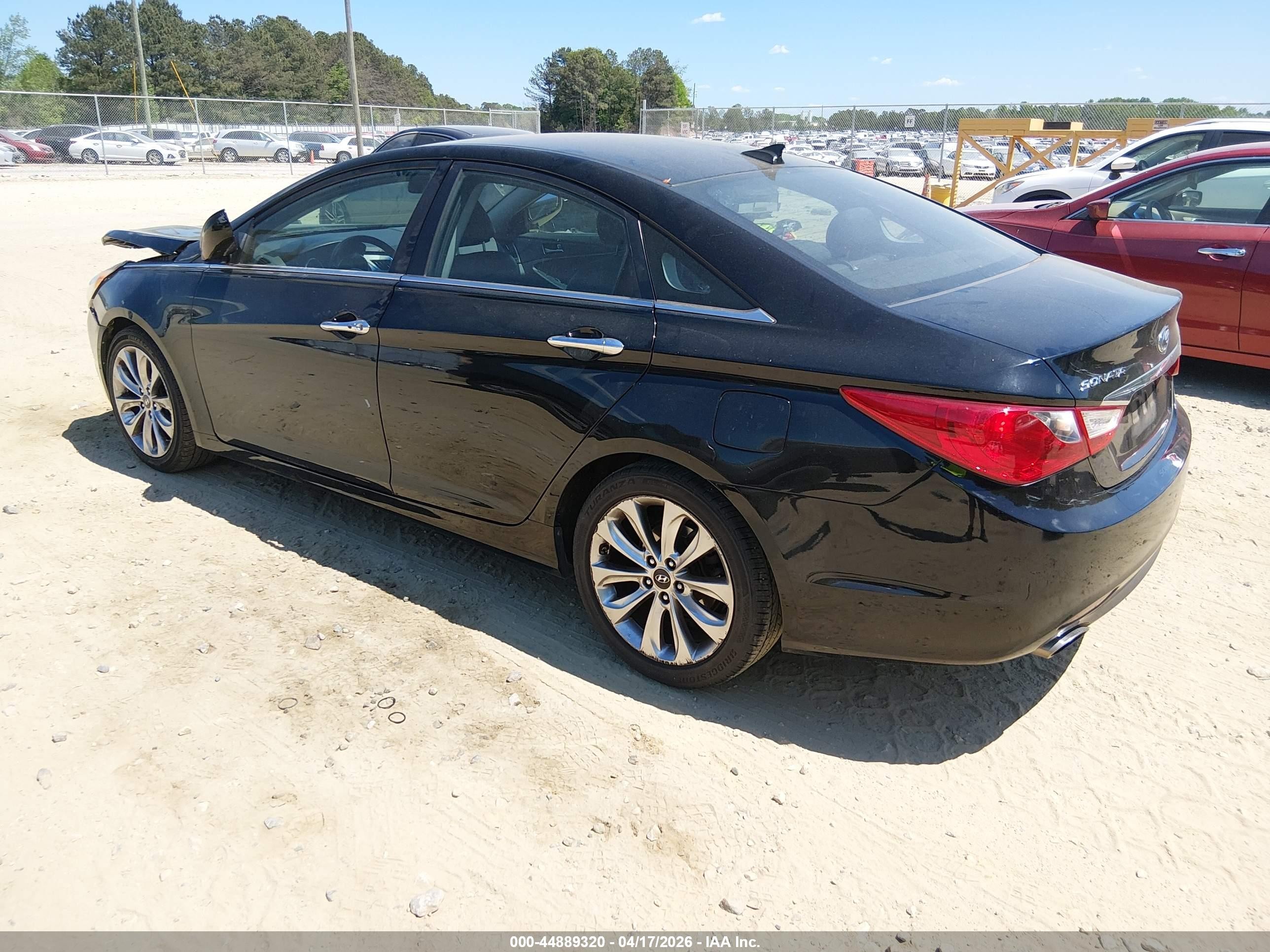 2012 Hyundai Sonata Se Black vin: 5NPEC4AC3CH419805