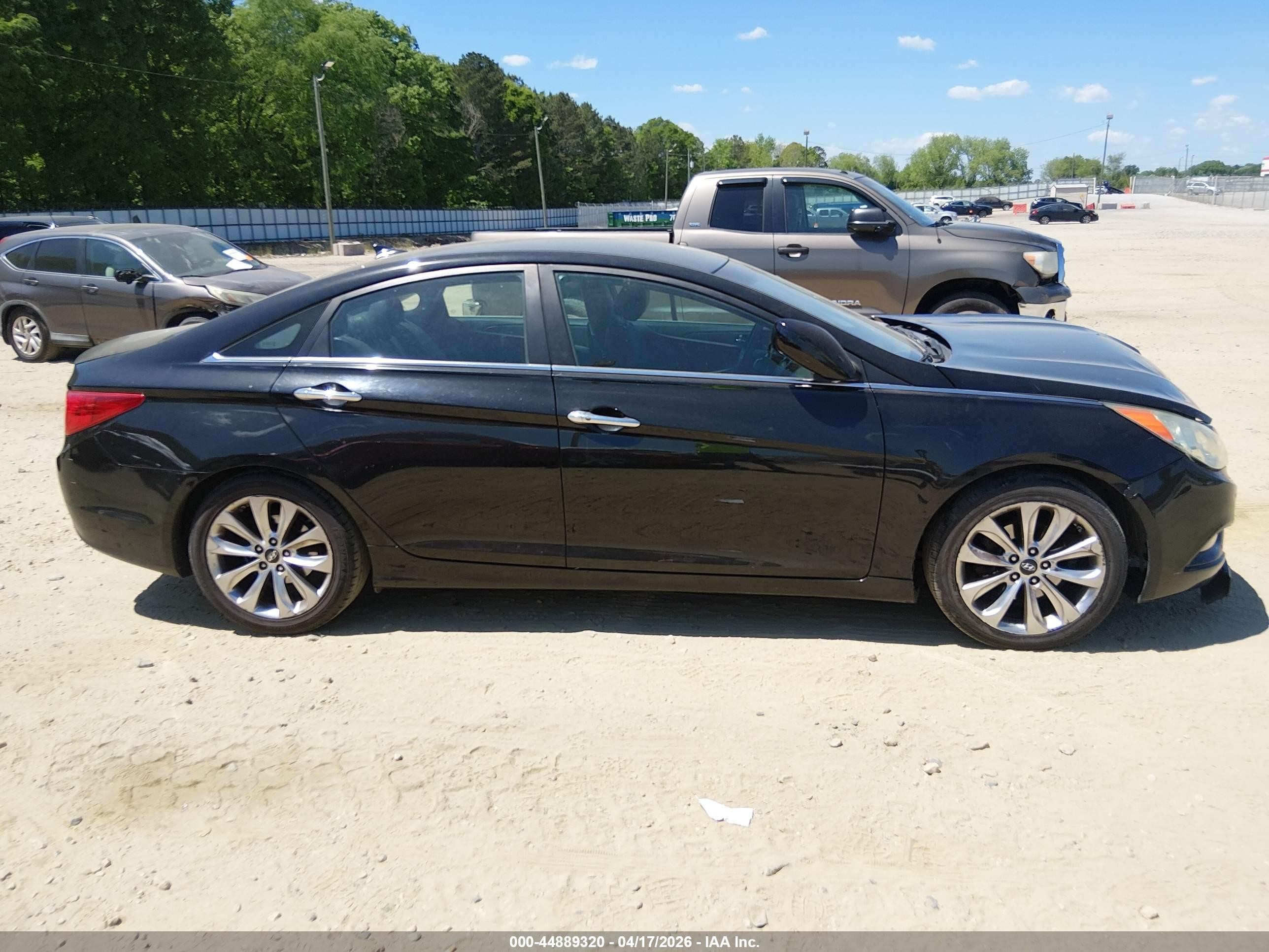 2012 Hyundai Sonata Se Black vin: 5NPEC4AC3CH419805