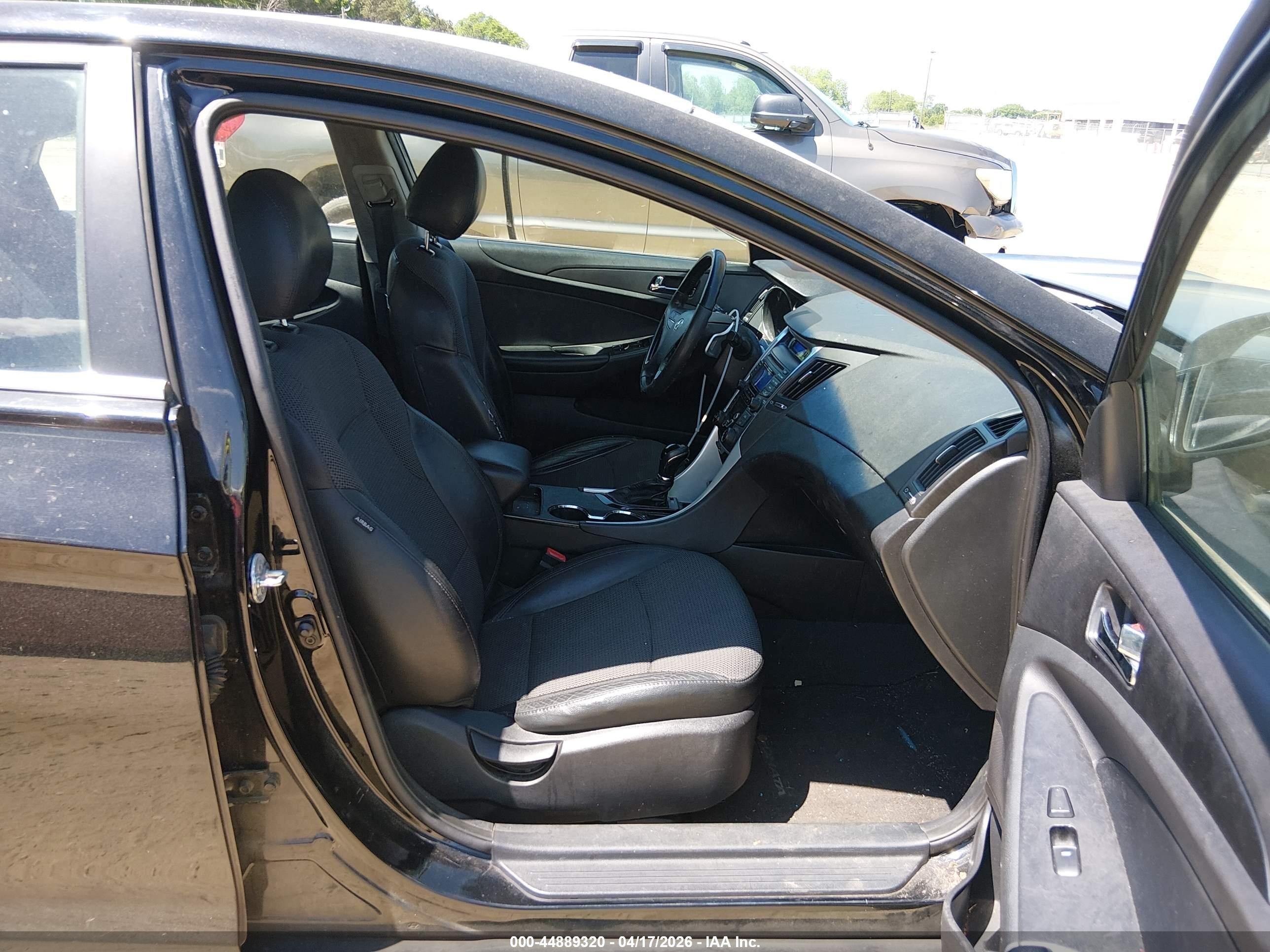 2012 Hyundai Sonata Se Black vin: 5NPEC4AC3CH419805