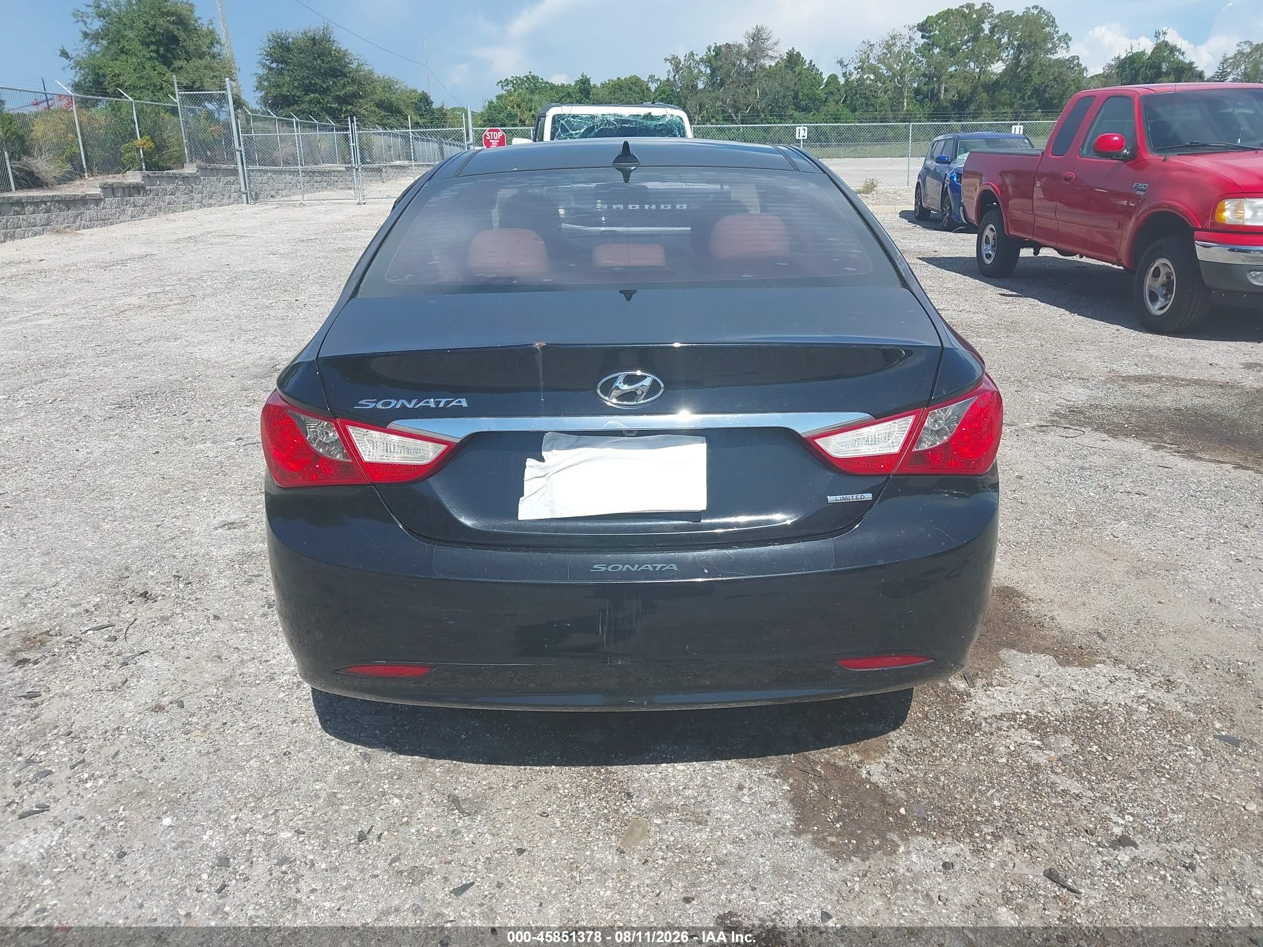 2012 Hyundai Sonata Limited Black vin: 5NPEC4AC3CH423398