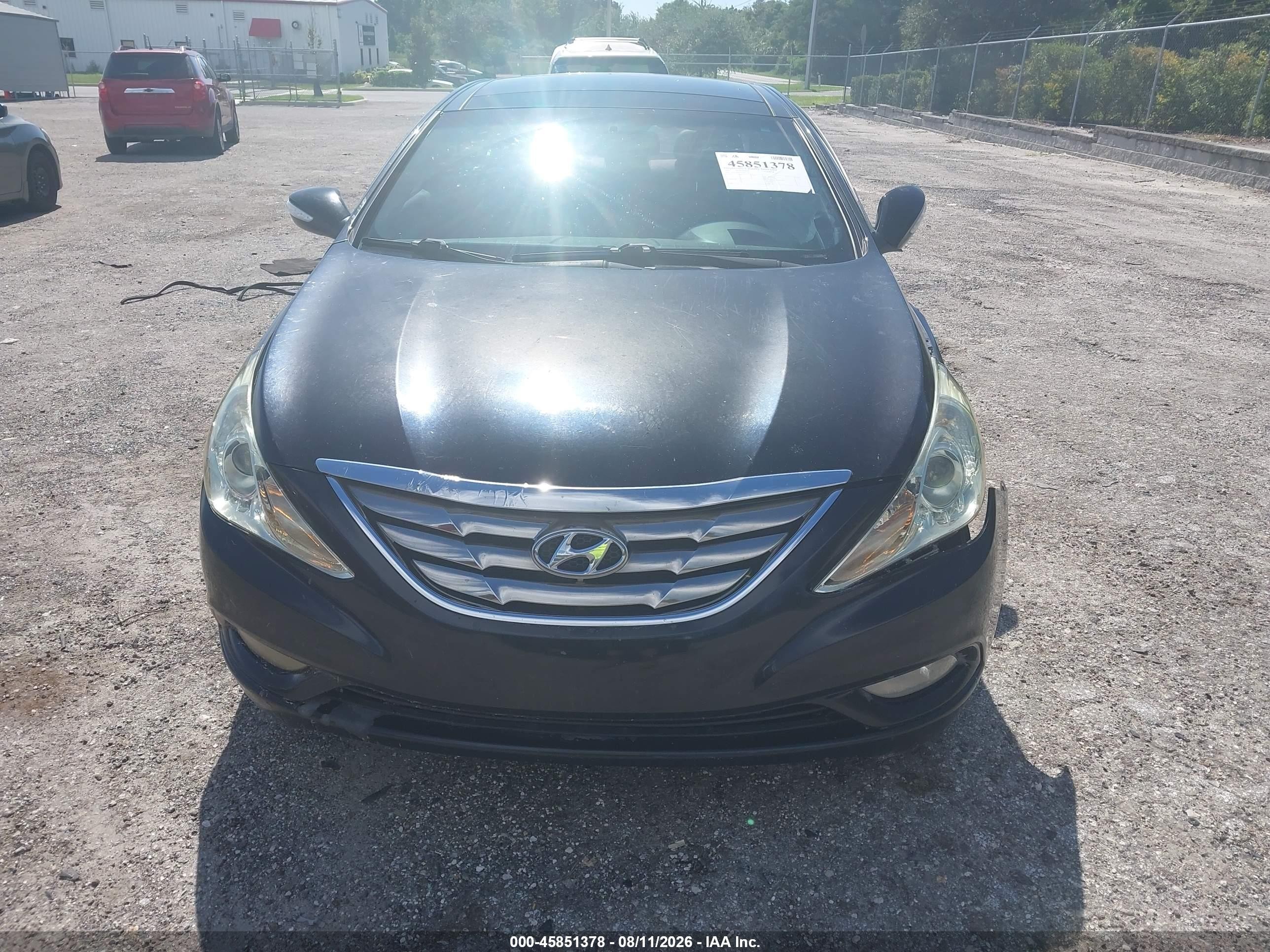 2012 Hyundai Sonata Limited Black vin: 5NPEC4AC3CH423398