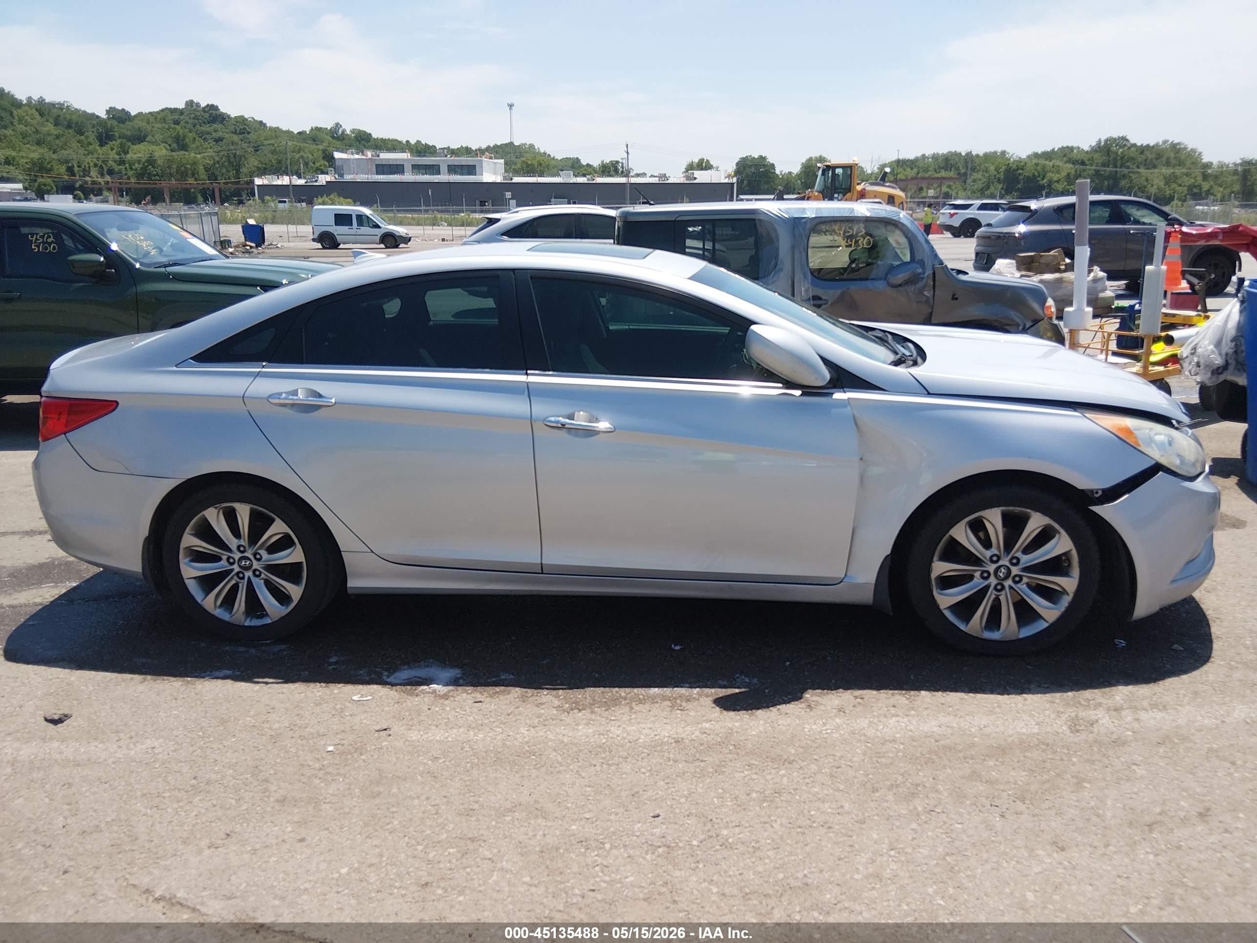 2012 Hyundai Sonata Se Silver vin: 5NPEC4AC3CH444820