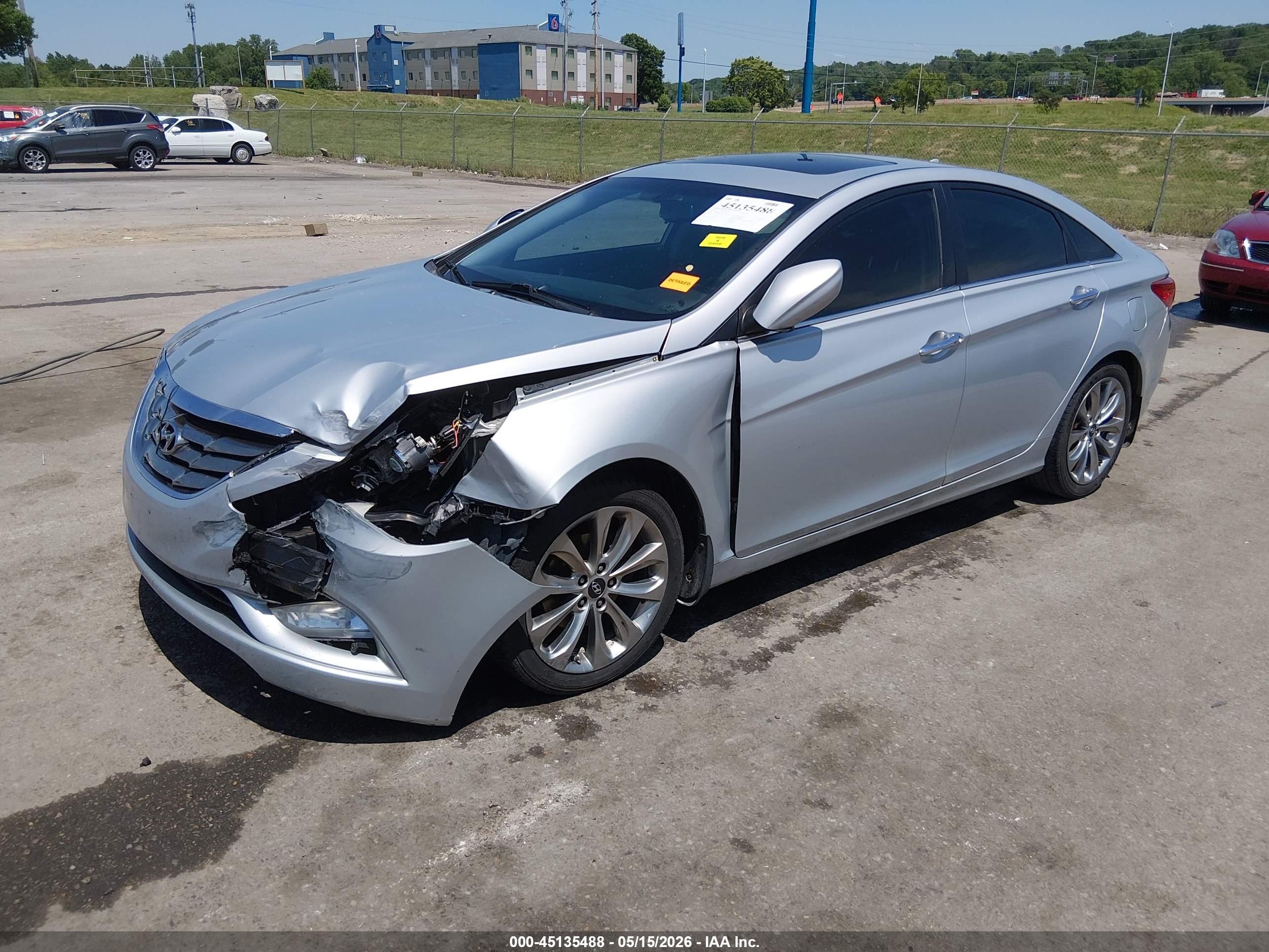 2012 Hyundai Sonata Se Silver vin: 5NPEC4AC3CH444820