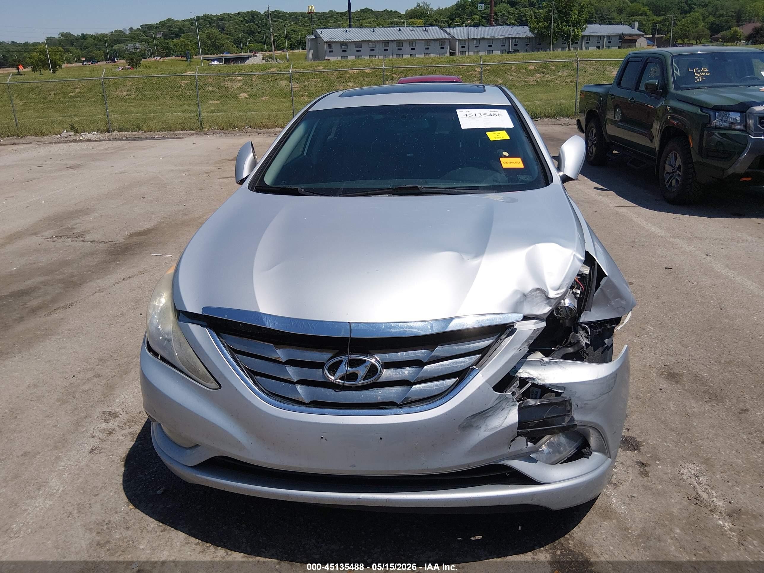 2012 Hyundai Sonata Se Silver vin: 5NPEC4AC3CH444820