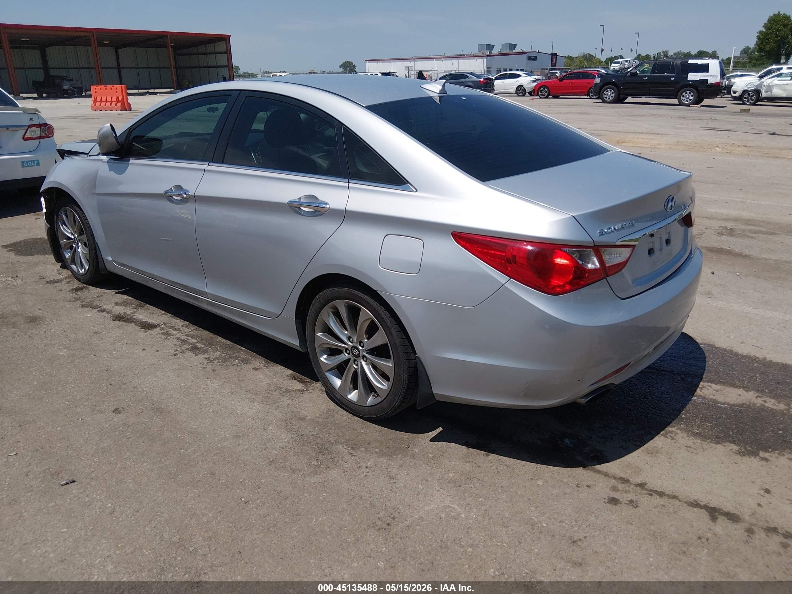 2012 Hyundai Sonata Se Silver vin: 5NPEC4AC3CH444820
