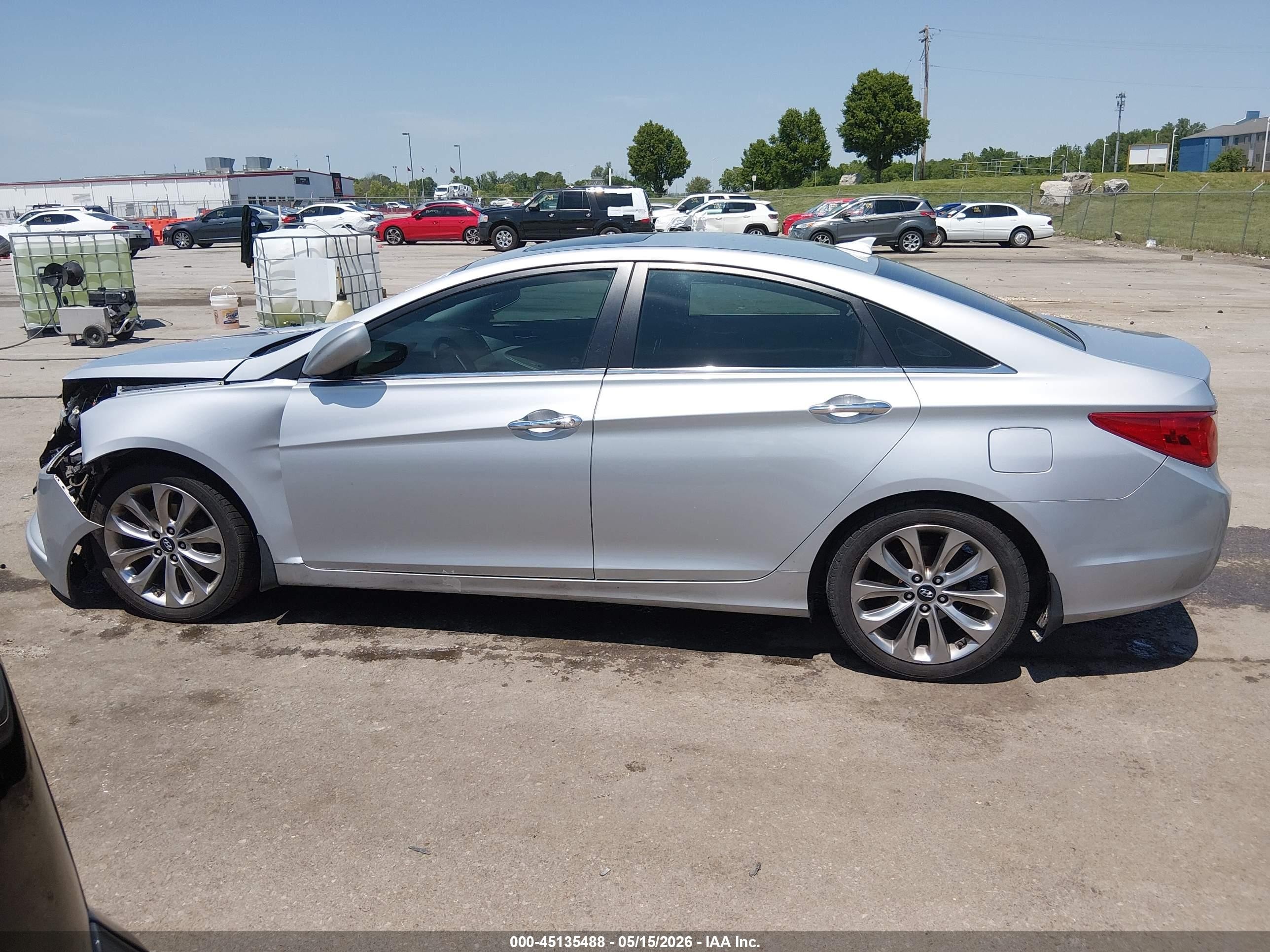 2012 Hyundai Sonata Se Silver vin: 5NPEC4AC3CH444820
