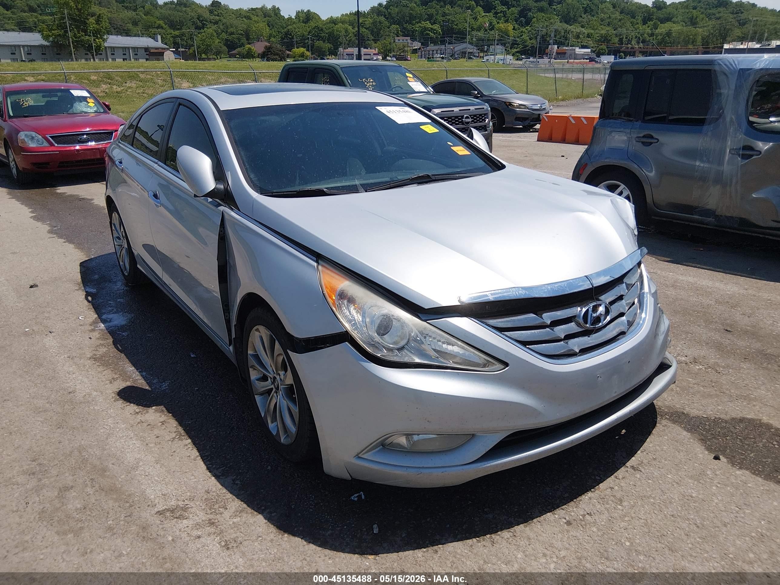 2012 Hyundai Sonata Se Silver vin: 5NPEC4AC3CH444820