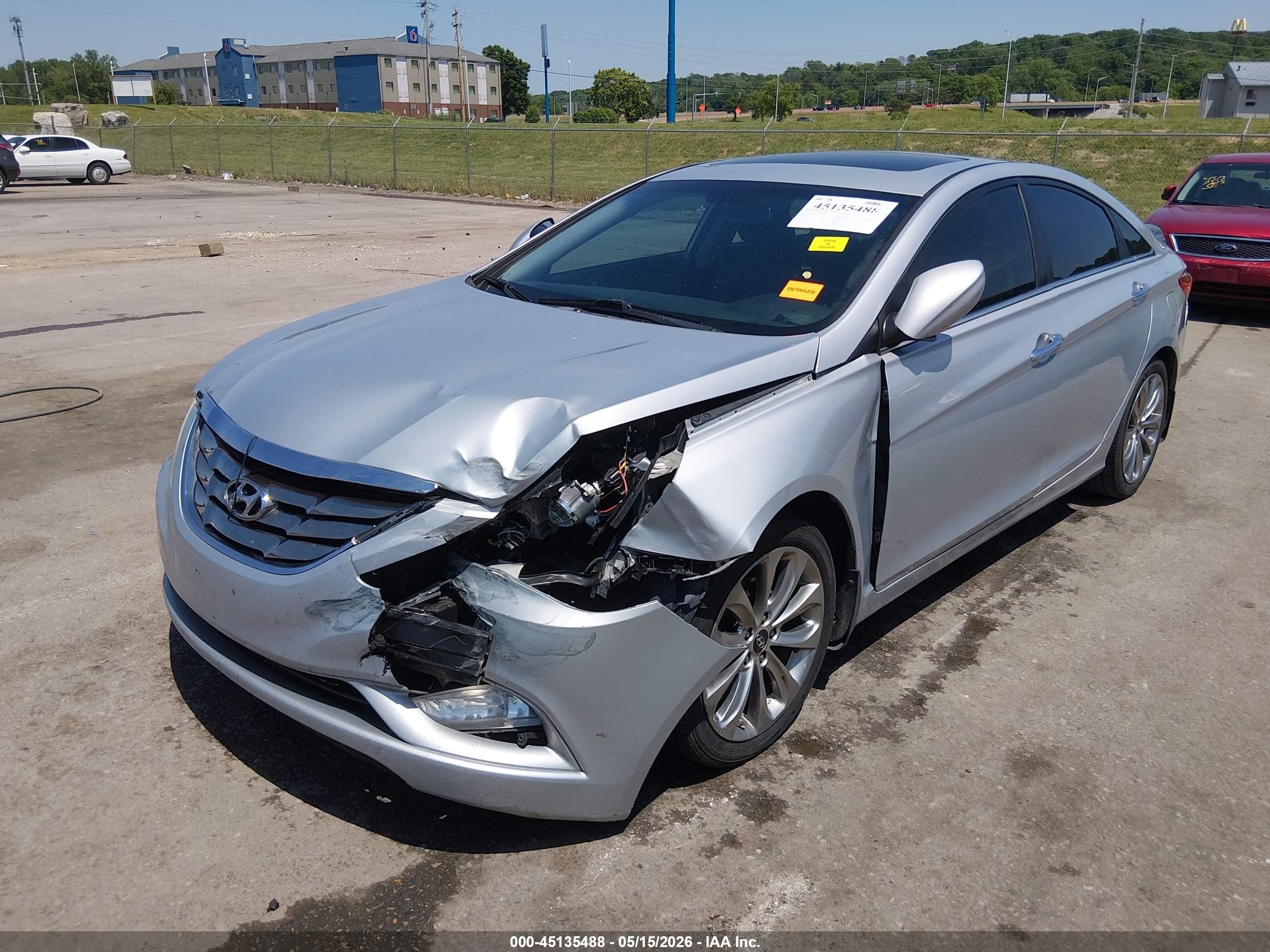 2012 Hyundai Sonata Se Silver vin: 5NPEC4AC3CH444820