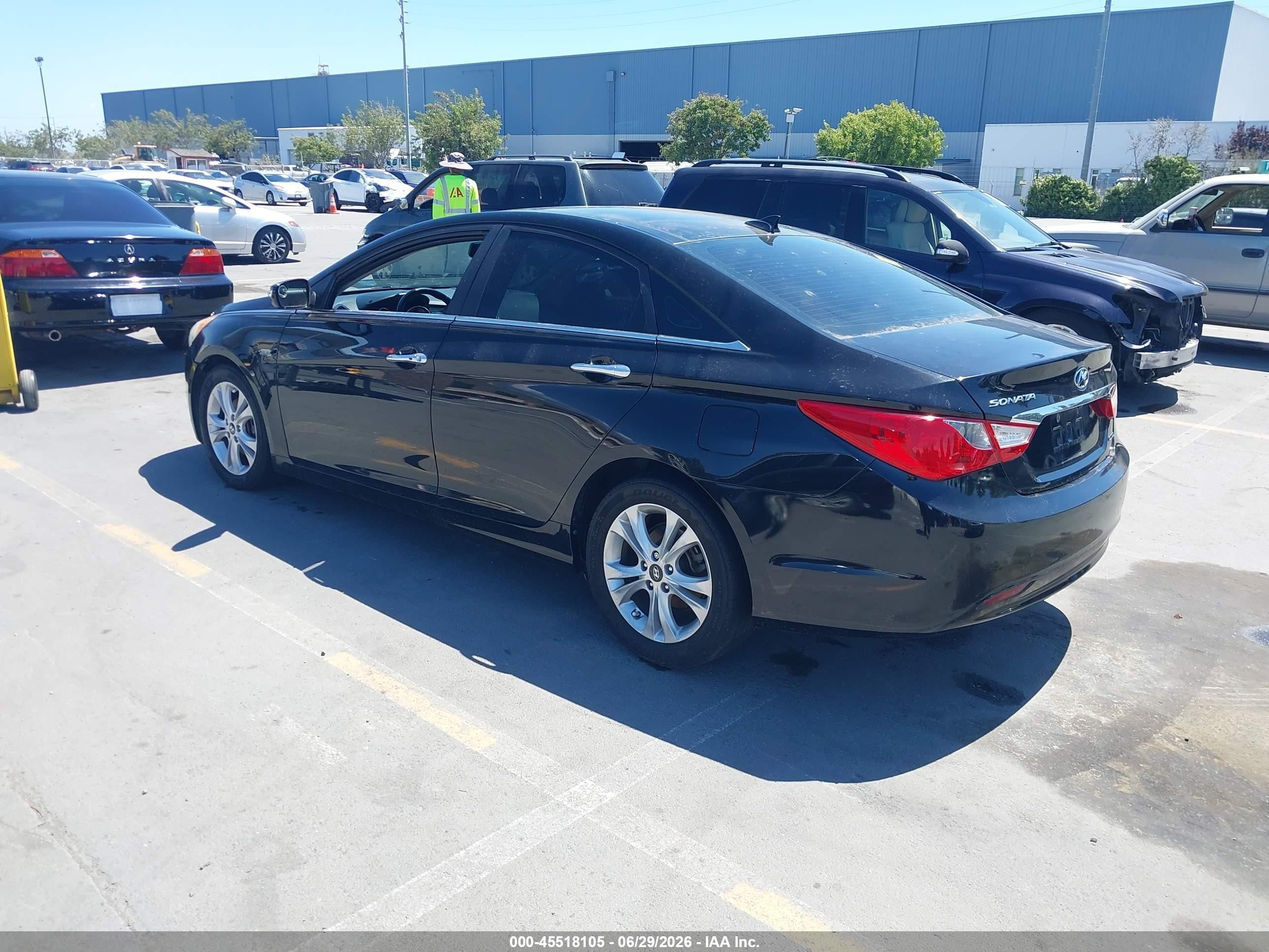 2012 Hyundai Sonata Limited Black vin: 5NPEC4AC3CH451864