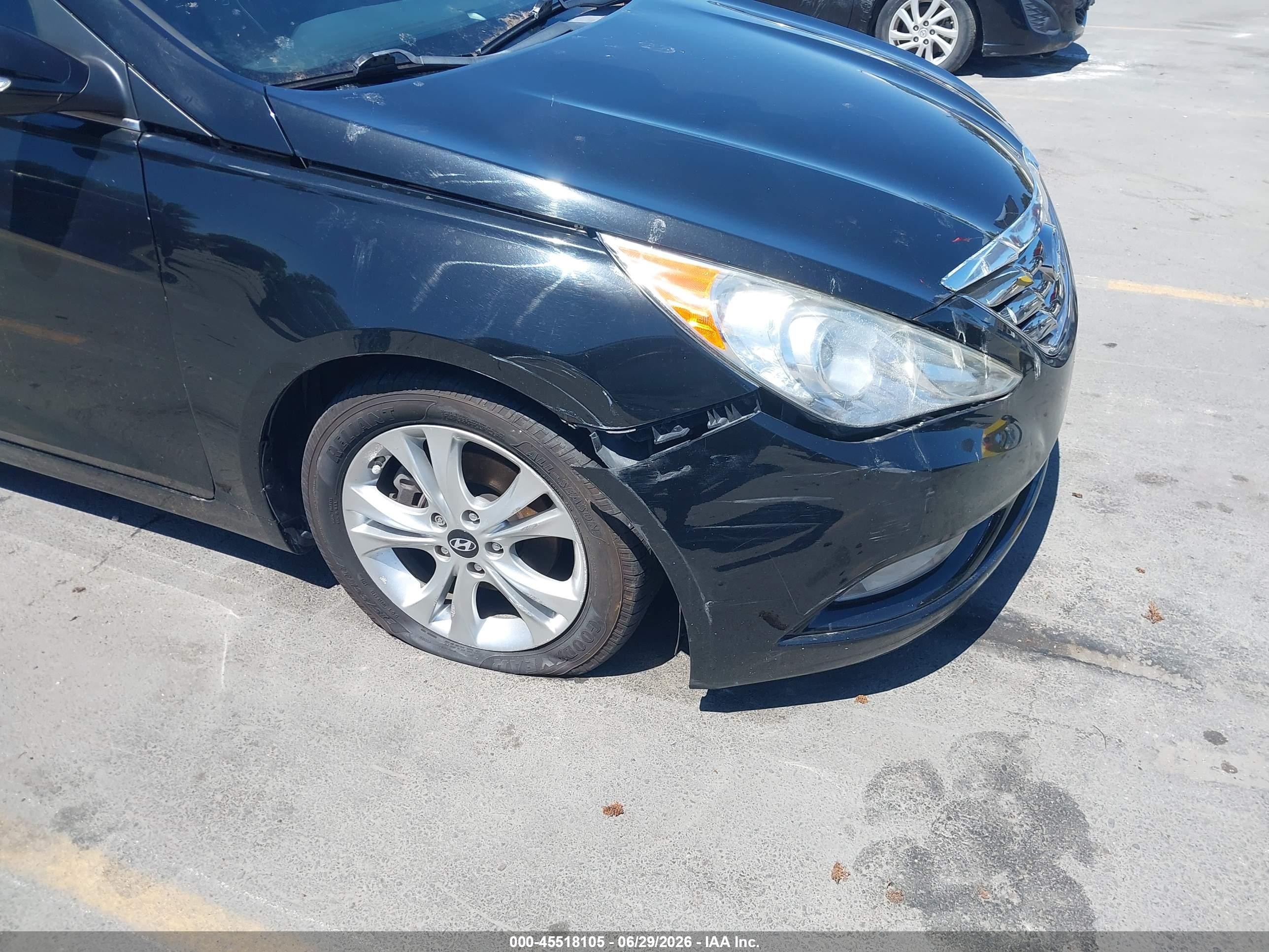 2012 Hyundai Sonata Limited Black vin: 5NPEC4AC3CH451864