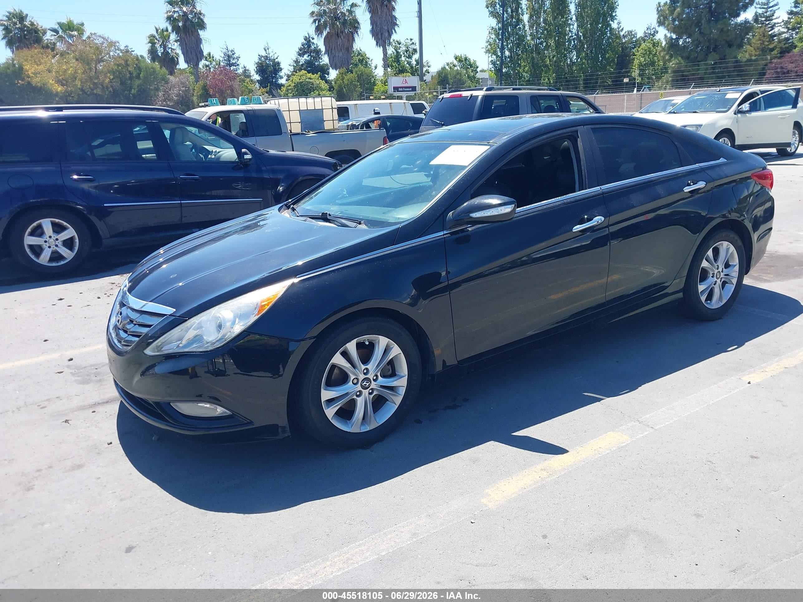 2012 Hyundai Sonata Limited Black vin: 5NPEC4AC3CH451864