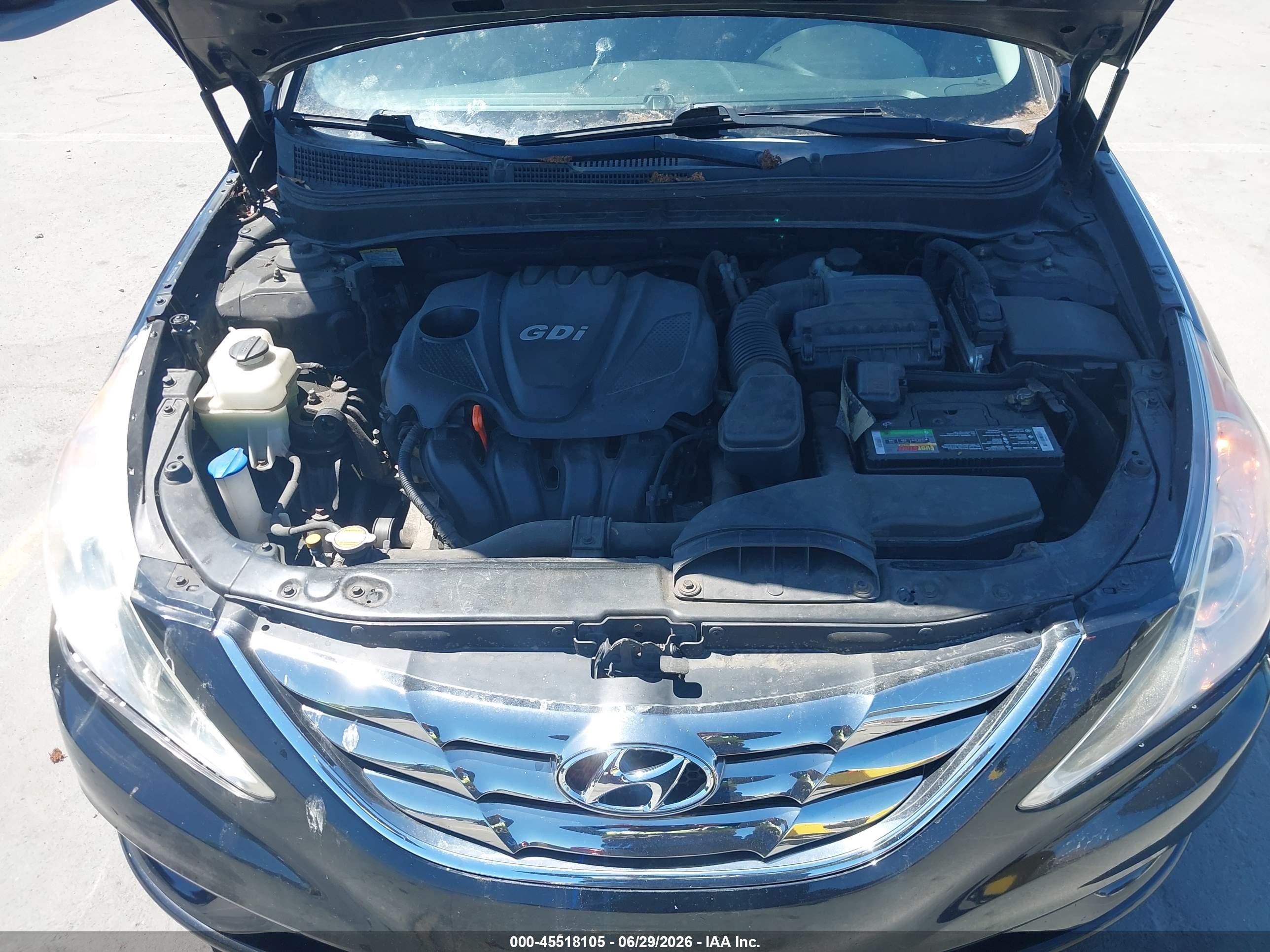 2012 Hyundai Sonata Limited Black vin: 5NPEC4AC3CH451864