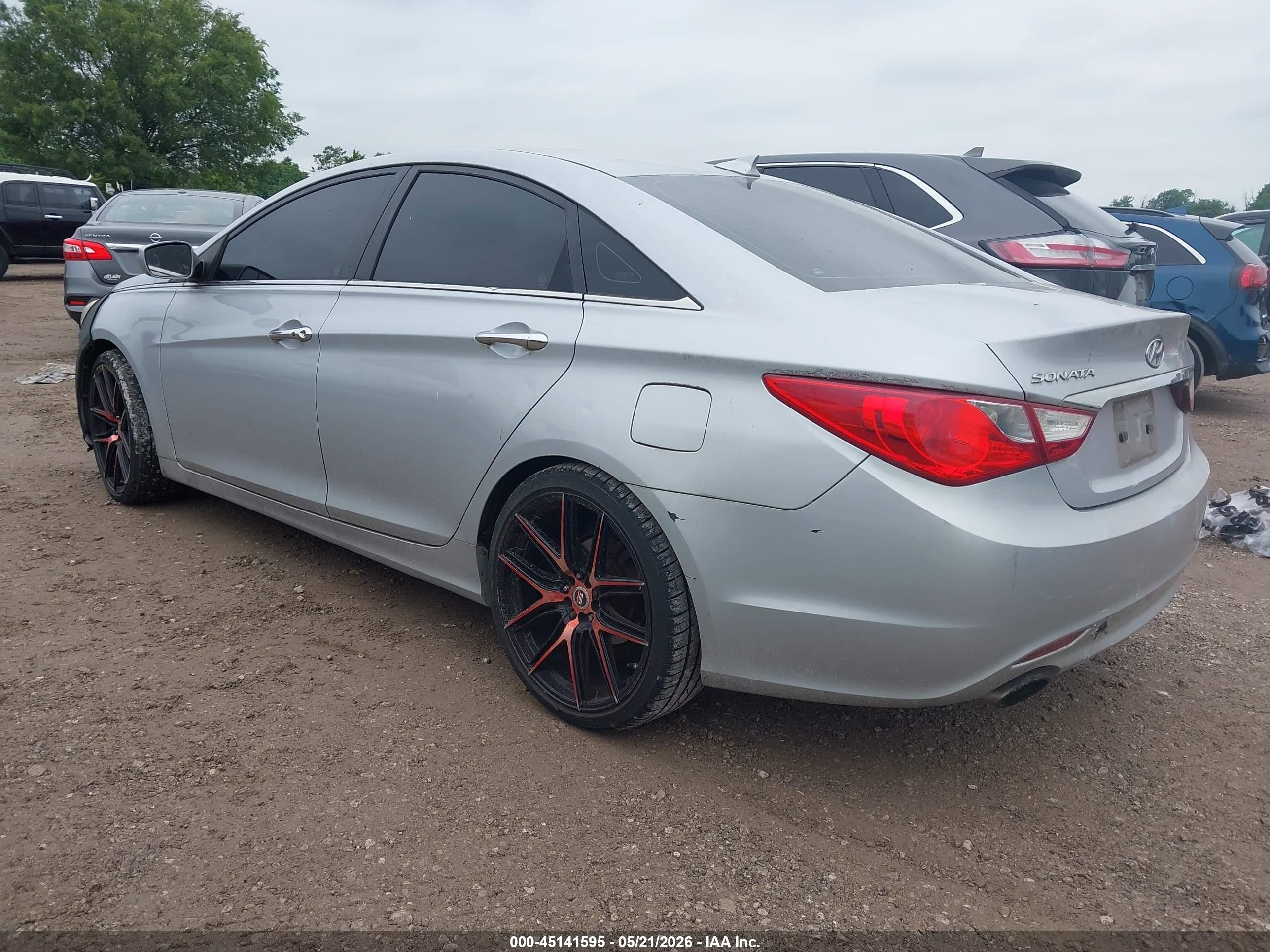 2012 Hyundai Sonata Se Silver vin: 5NPEC4AC3CH457356