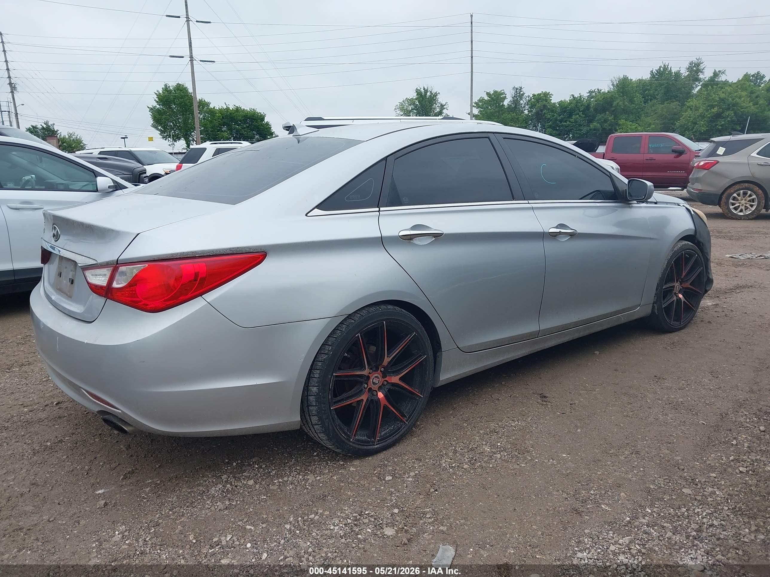 2012 Hyundai Sonata Se Silver vin: 5NPEC4AC3CH457356