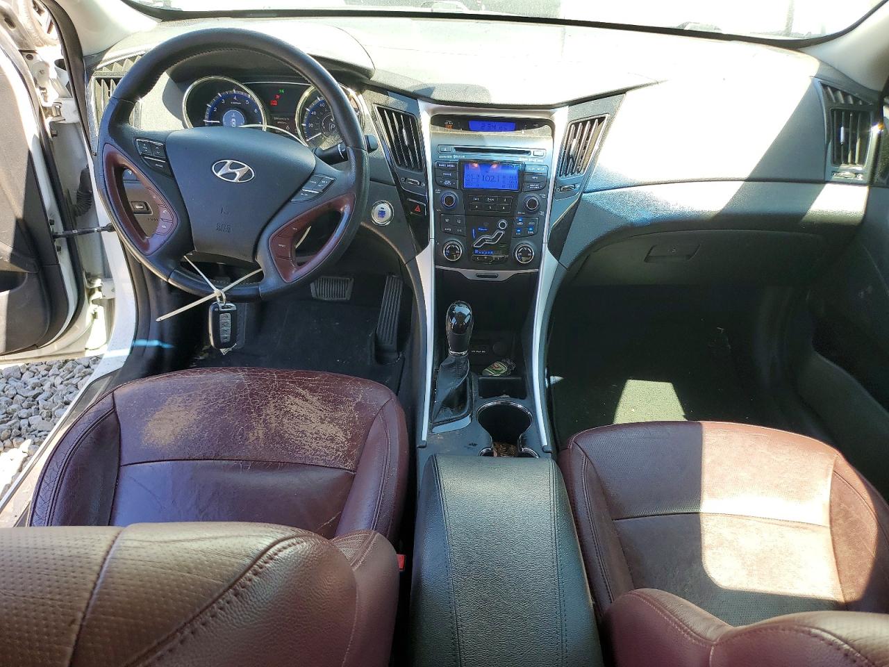 2012 Hyundai Sonata Limited White vin: 5NPEC4AC3CH478210