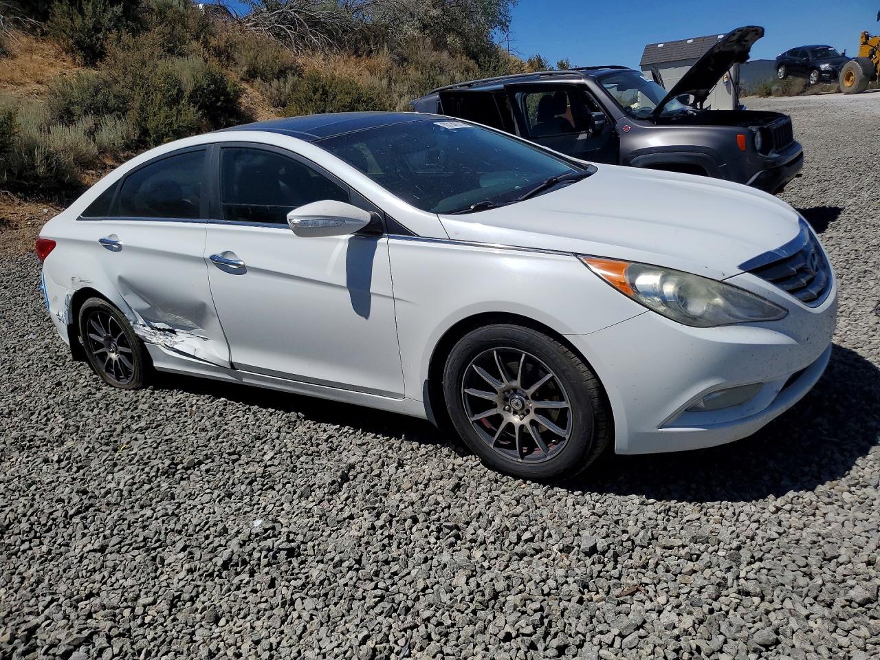 2012 Hyundai Sonata Limited White vin: 5NPEC4AC3CH478210