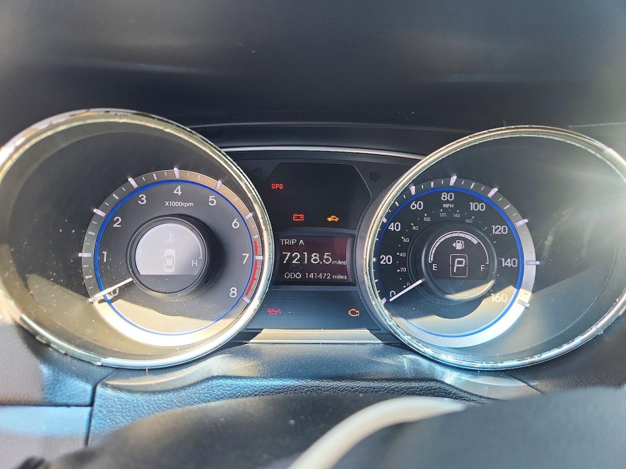 2012 Hyundai Sonata Limited Blue vin: 5NPEC4AC3CH485934